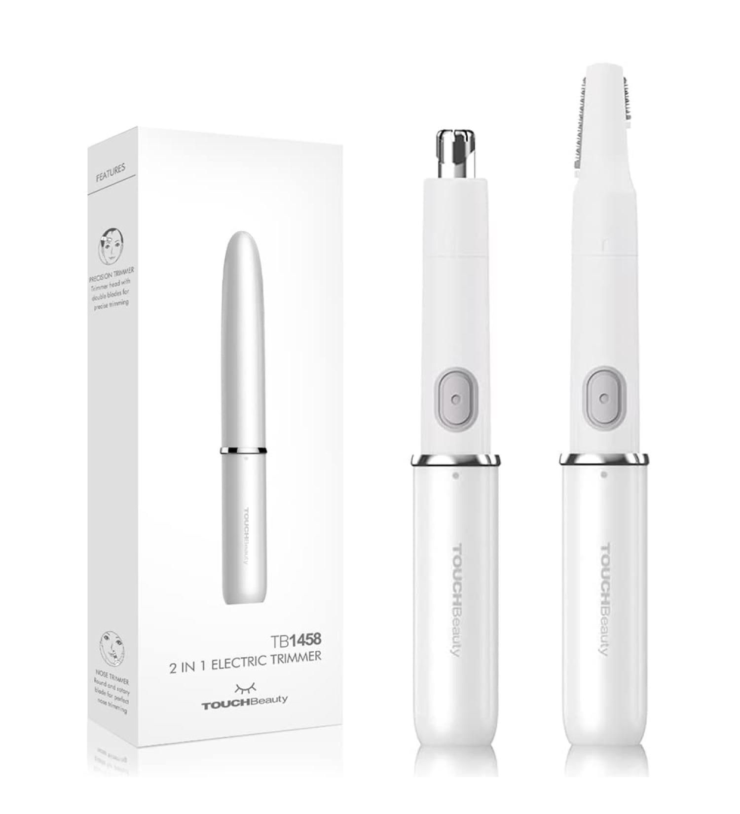 Nasal Hair Trimmer & Eyebrow Trimmer - Precision Touch Beauty Painless Nose Hair Cutter for Men & Women - AG-1458W (White) - Buy Online on SooperMarket.com