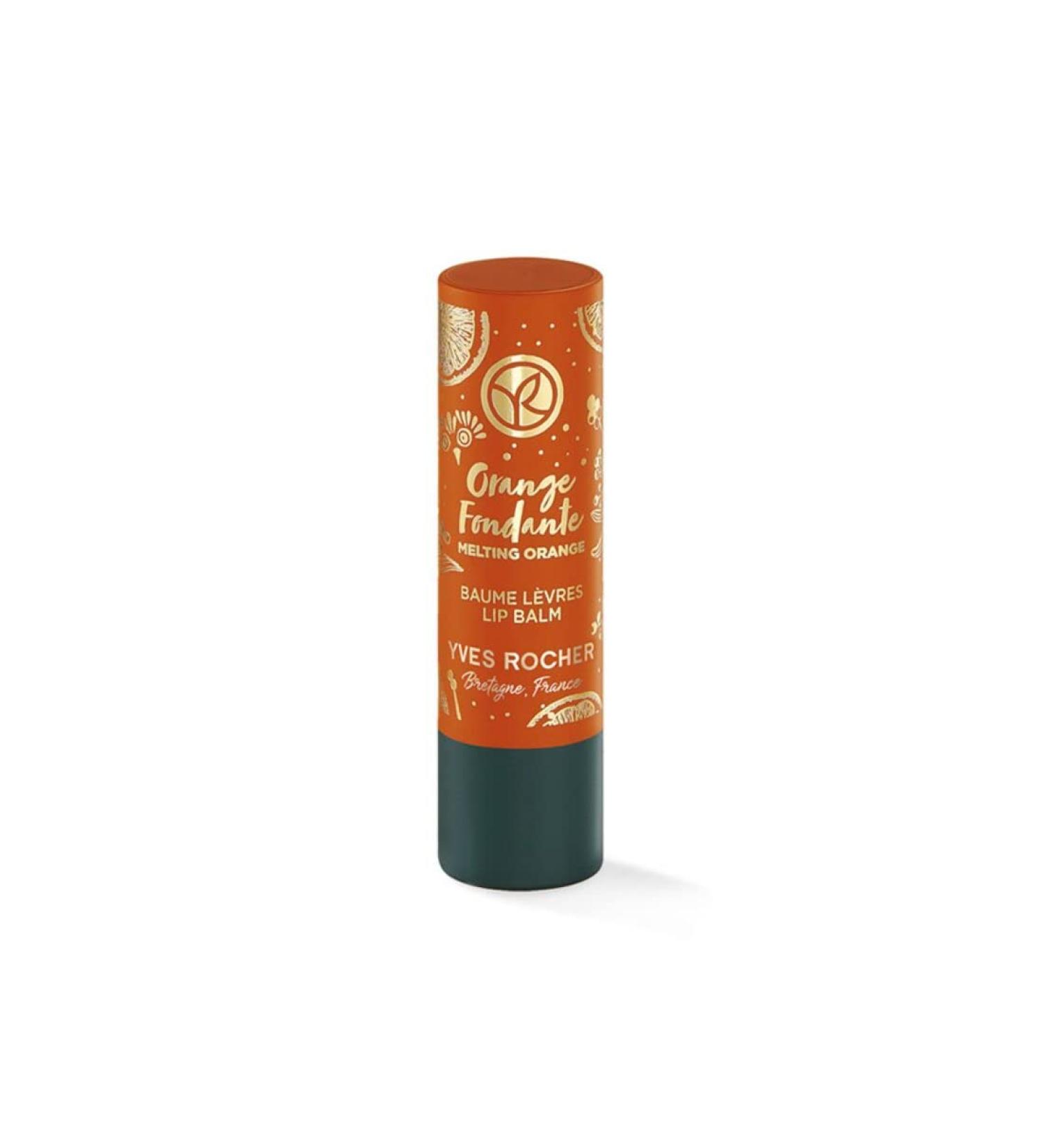 Yves Rocher Melting Orange Lip Balm 4.8g - Nourishing & Hydrating | International Shipping Available - Buy Online on SooperMarket.com