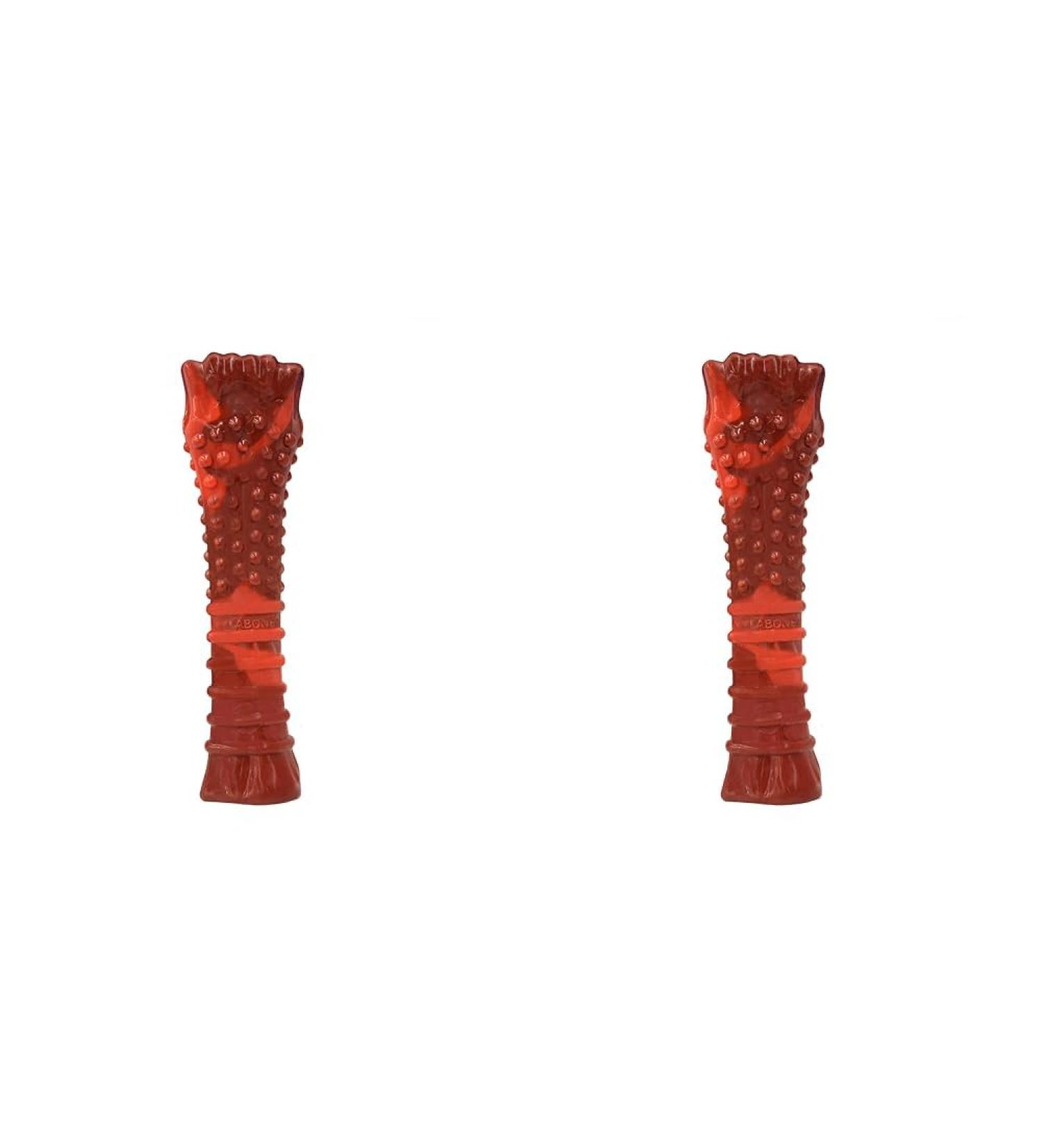 Nylabone Dura Chew Beef Jerky Power Chew - XL Chewing Bones for Heavy Chewers (Pack of 2) - Ideal for Dogs up to 23 kg - Multi-Colored - Buy Online on SooperMarket.com