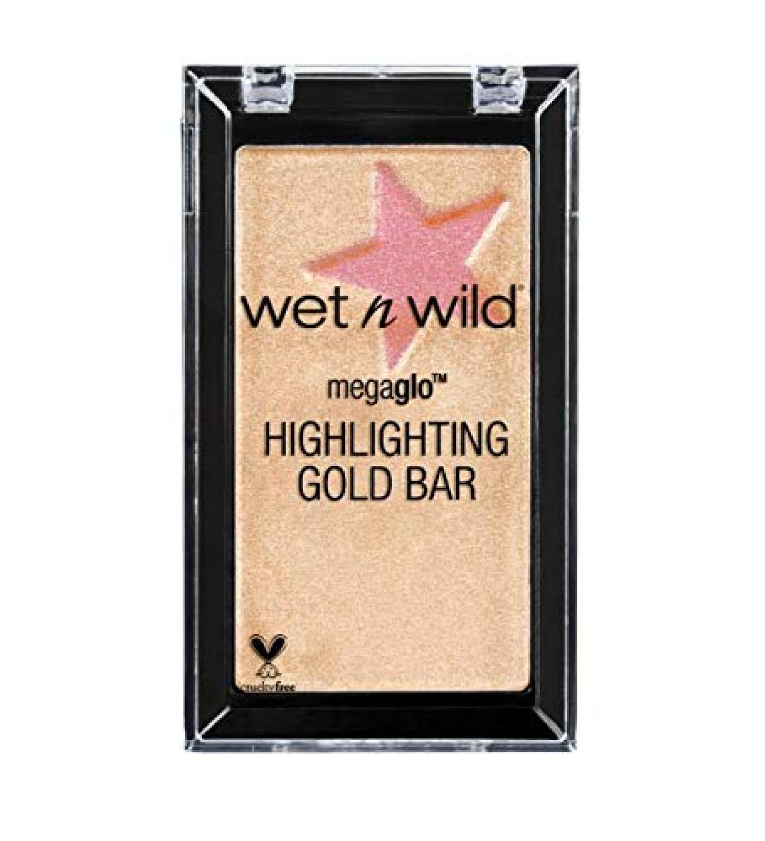 Wet N Wild Megaglo Highlighting Gold Bar - 36521 Holly Gold-head 0.22 oz / 6.2 g