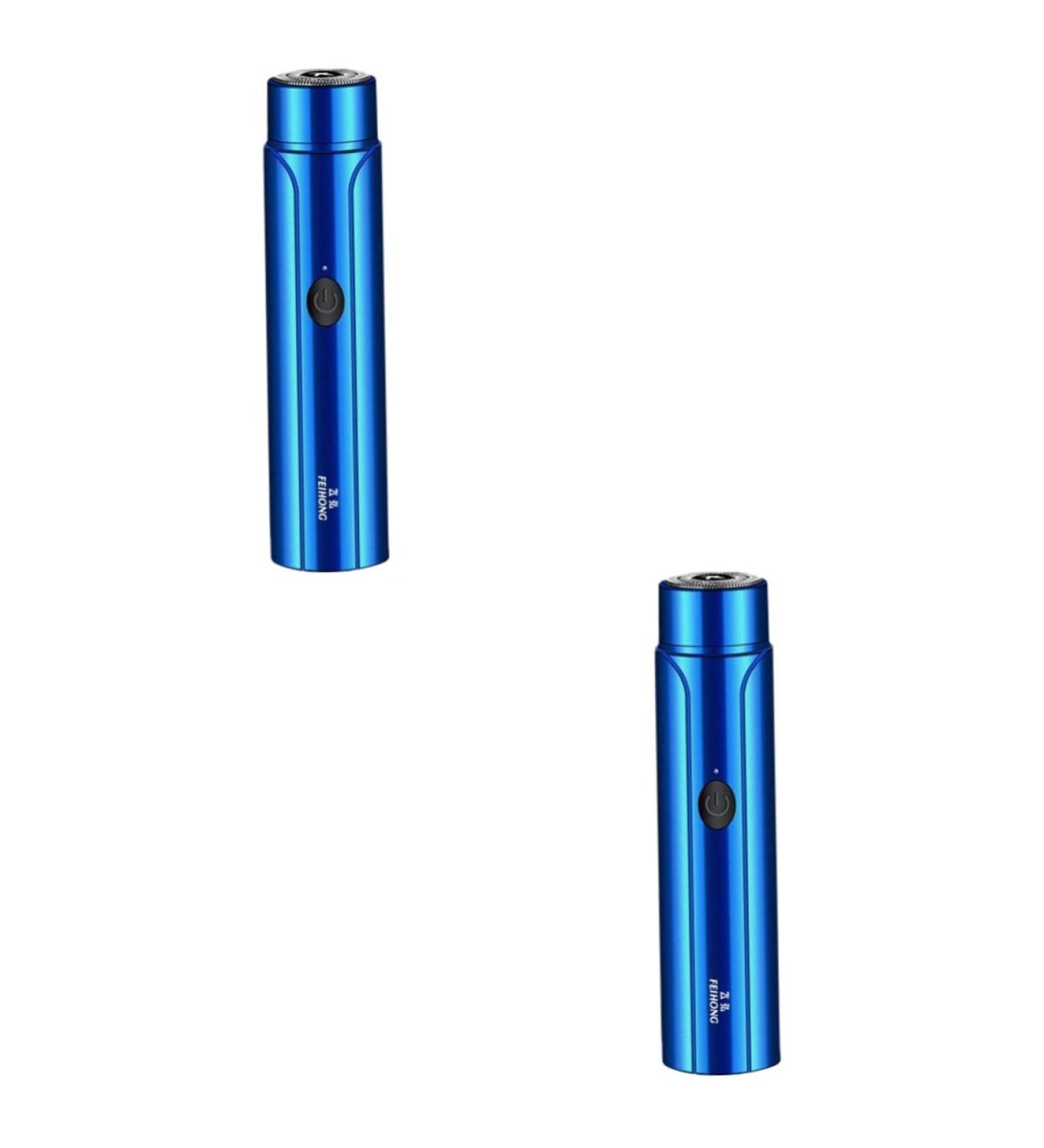 Buy 2 Sets Electric Shaver for Men - Wear Resistant & Compact | Travel-Friendly Multi-Purpose Razor - Buy Online on SooperMarket.com