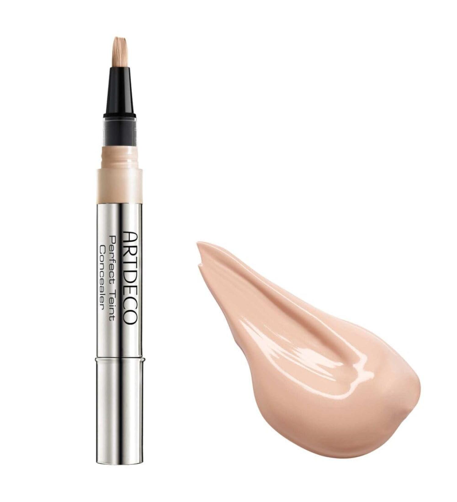 ARTDECO Perfect Teint Concealer - Liquid concealer to cover dark circles under the eyes - 1 x 1.8 ml 3 - peach 1.8 ml (1 pack)