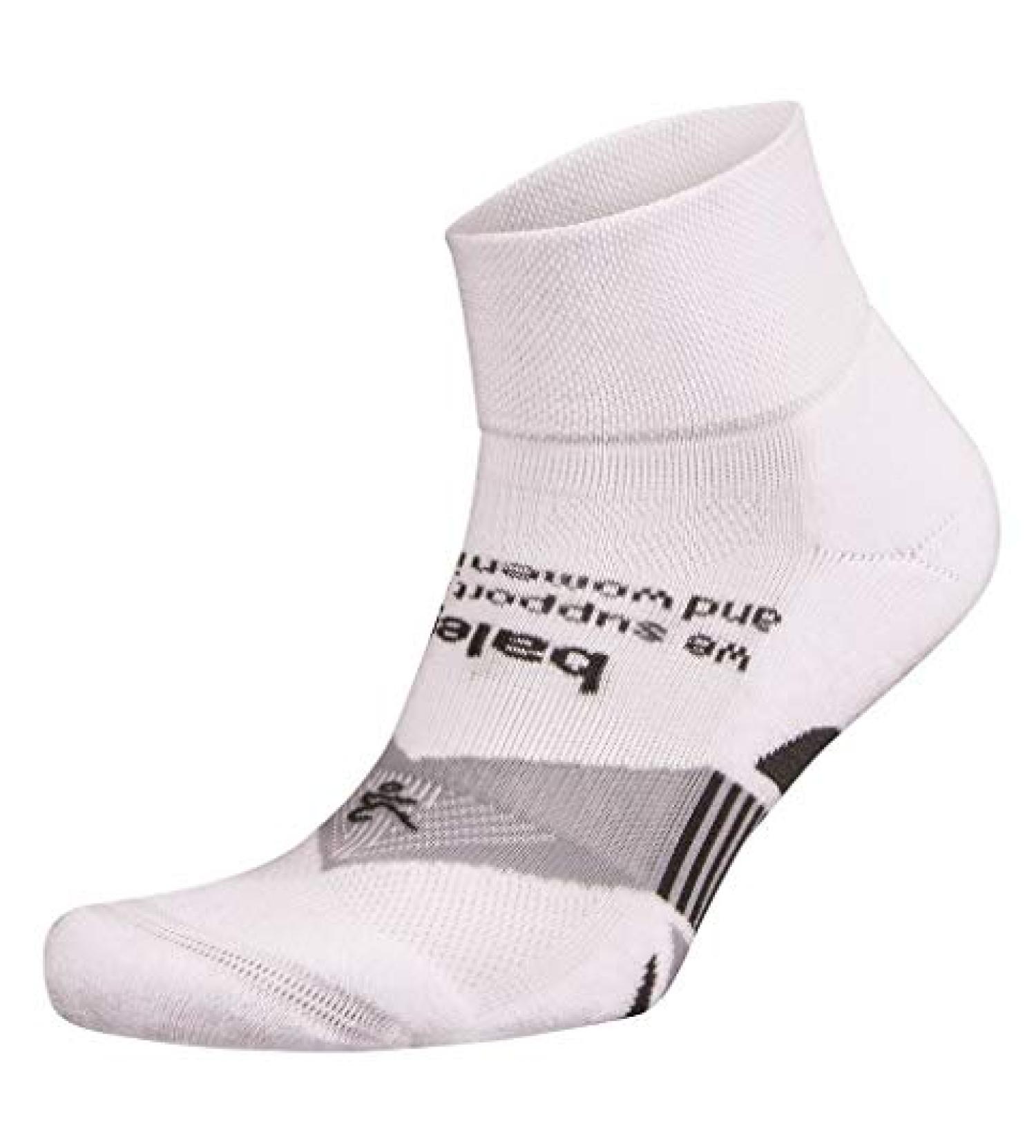 Enduro Performance Quarter Athletic Running Socks - Medium White | Arch Support for Men and Women - Buy Online on SooperMarket.com