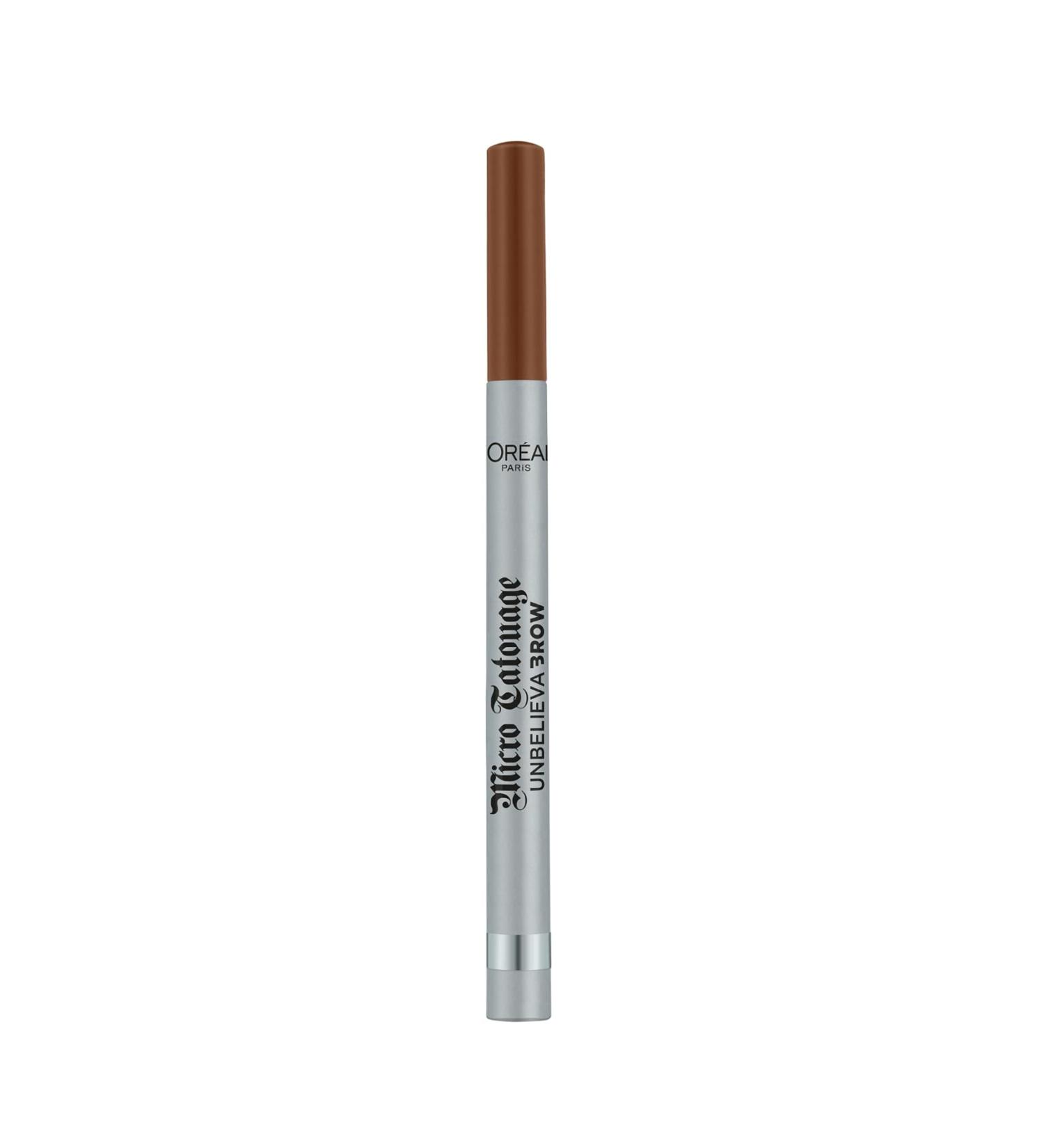 L'Or al Paris Unbelieva Brow Micro Tatouage 105 Brunette - Long-Lasting Microblading Effect Felt Pen 24 Hour Wear 1g (1 Pack) - Buy Online Worldwide - Buy Online on SooperMarket.com