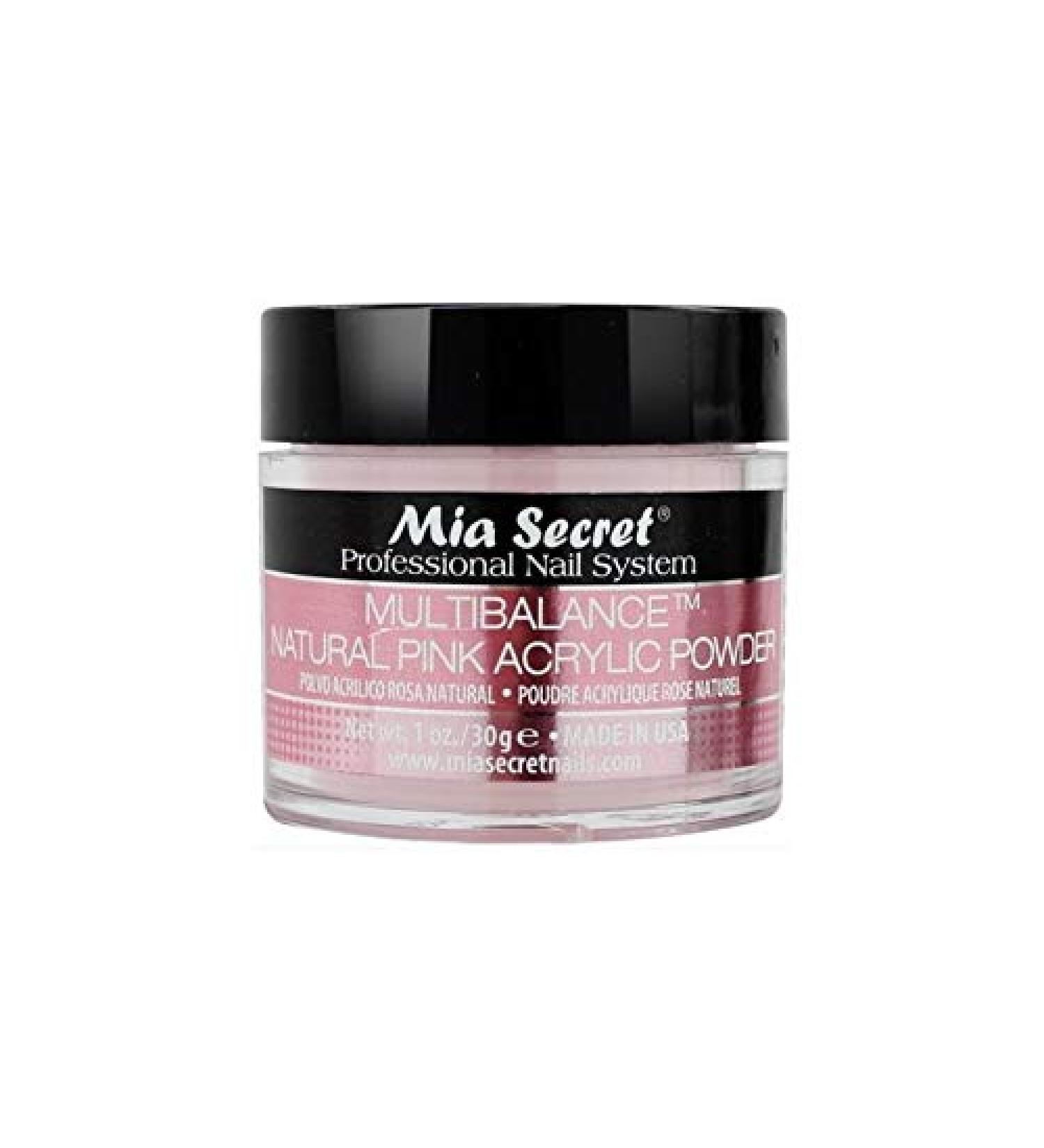 Mia Secret Acrylic Powder Multi Balance Natural Pink - 1 Oz