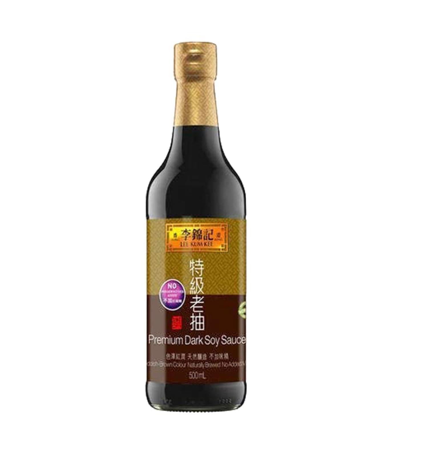 Lee Kum Kee Premium Dark Soy Sauce 16.9oz, Pack of 1 Dark Soy Sauce 16.9oz 1.05 Pound (Pack of 1)