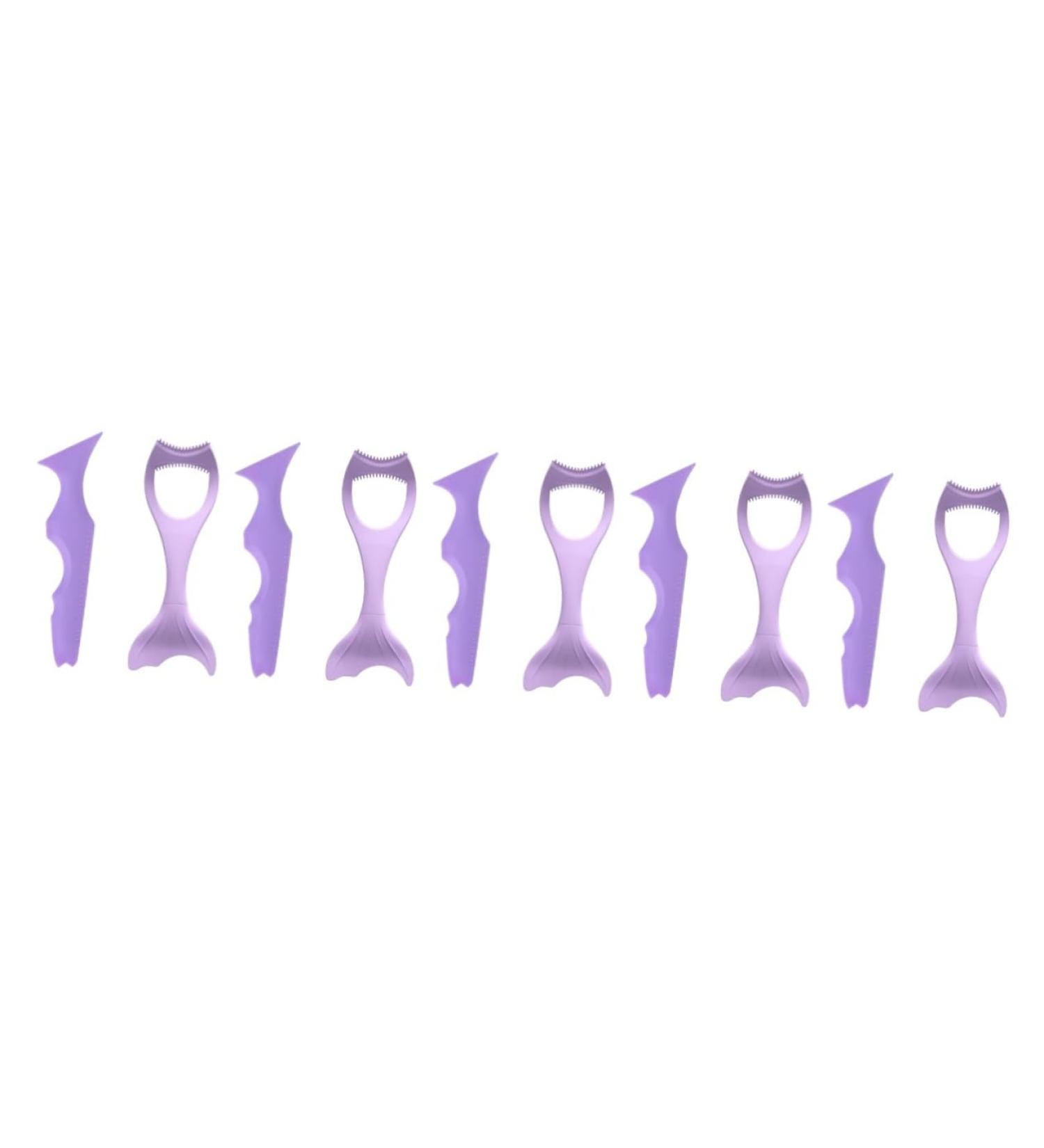 MAGICLULU 10 Pcs Mascara Guard Silicone Molds Eyeliner Guard Eyeliner Make up Usb Purple - Buy Online on SooperMarket.com
