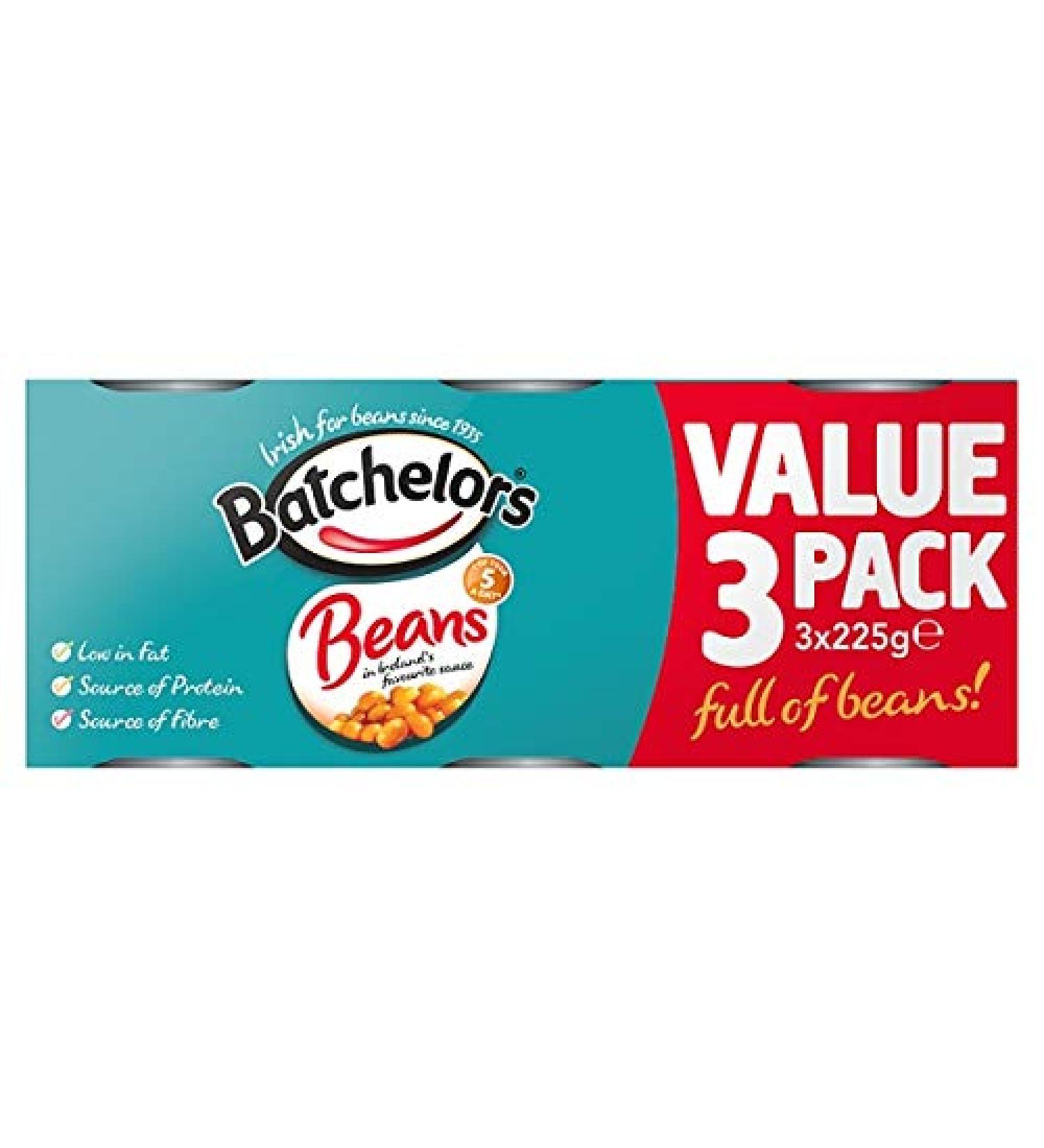 Batchelors Beans 3pk (225 Grams) 100% Irish