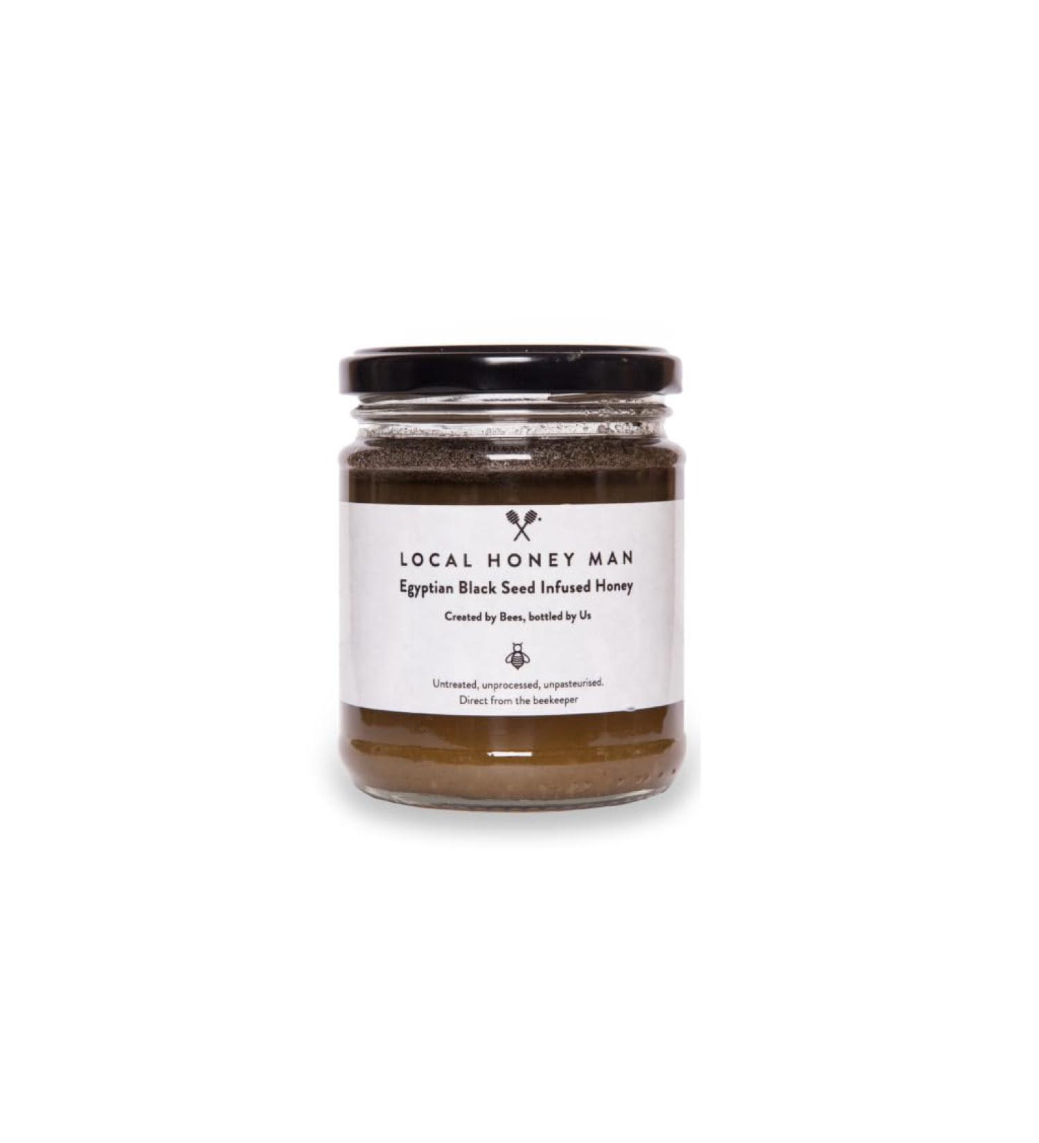 Local Honey Man Blackseed Infused Honey 340 g - Buy Online on SooperMarket.com