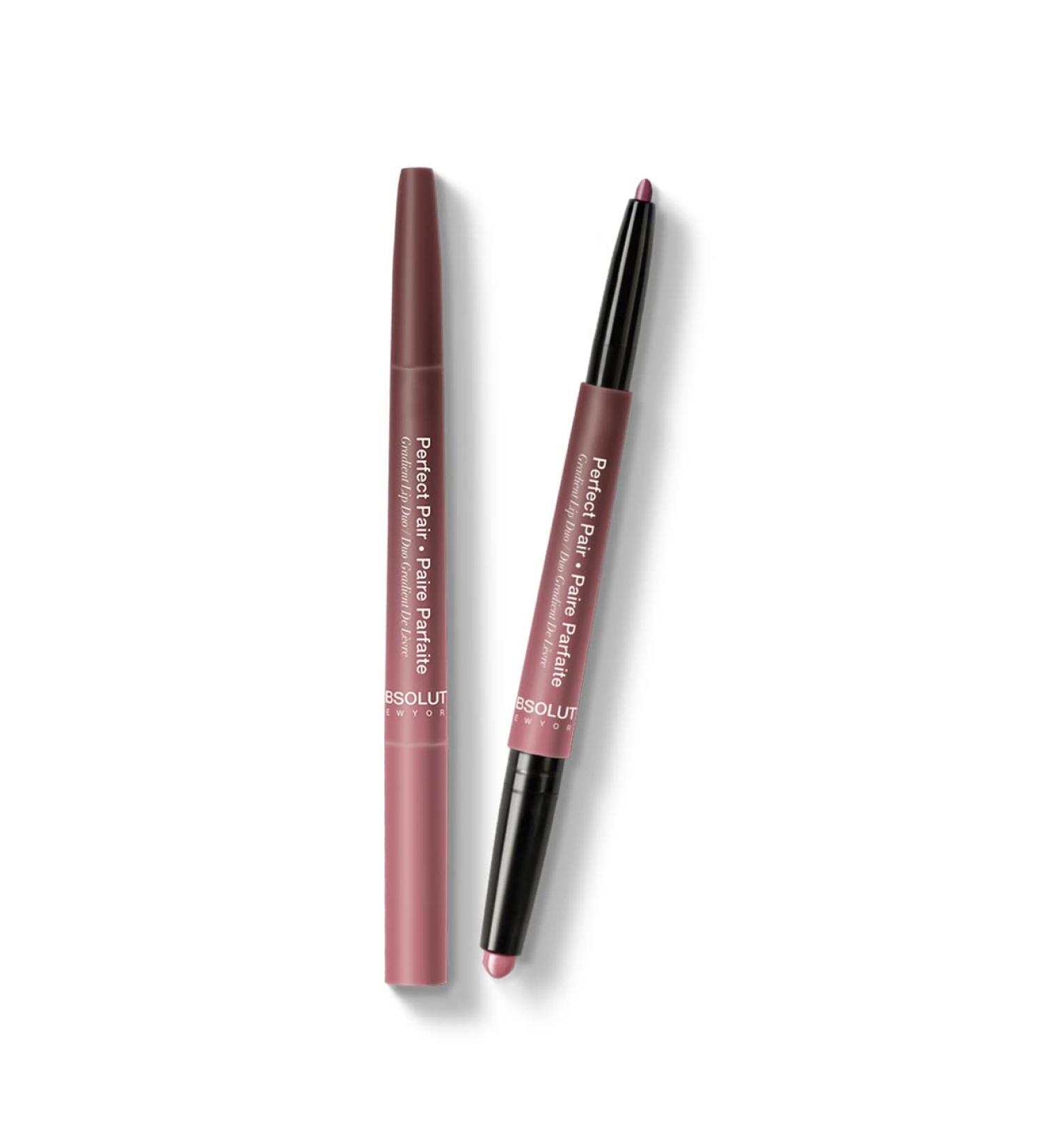 Absolute New York Perfect Pair Lip Duo (Rose Wood)