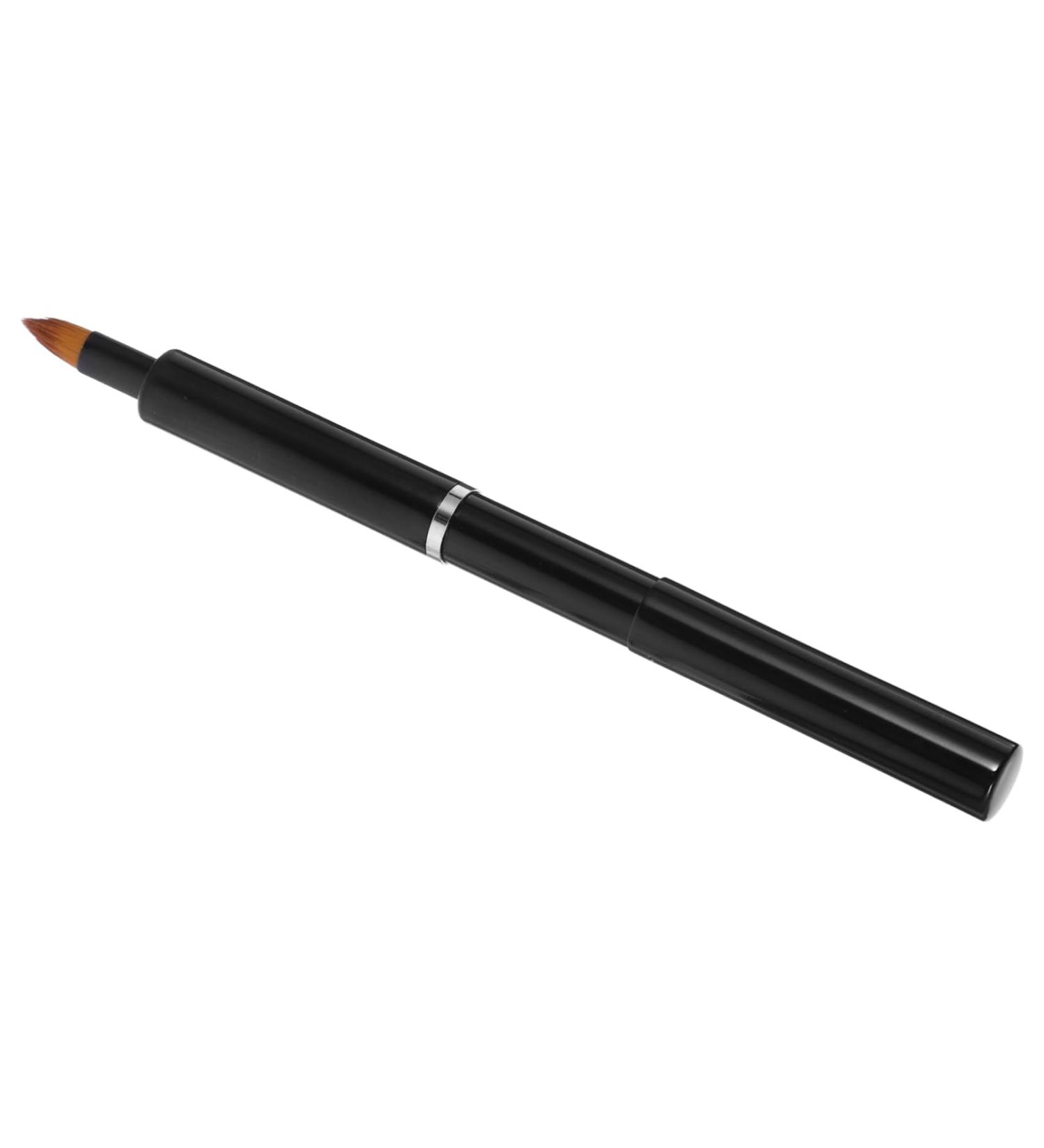 PLAFOPE Portable Lip Brush Lipstick Makeup Brush for Women Lip Balm Applicator Lip Gloss Brush Lip Brush for Women Lip Brush Wand Lip Gloss Applicator Lip Makeup Tools Aluminum 13.40X0.90X0.90CM Black - Buy Online on SooperMarket.com