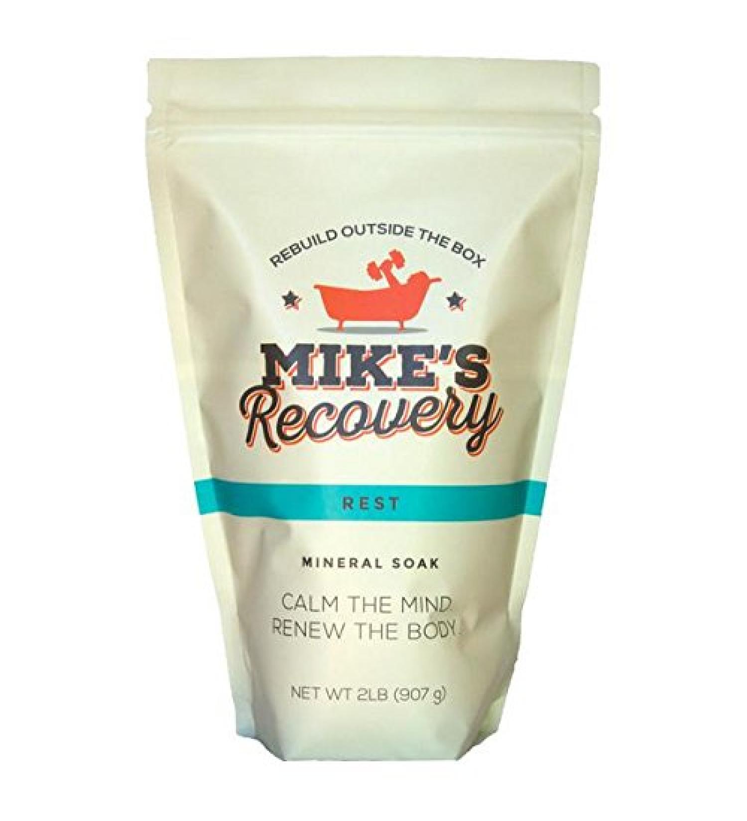 Lpteso Mike's Recovery Rest Pouch Mineral Soak- Bath Salt Muscle Restore - Mikes Recovery (2lb.)