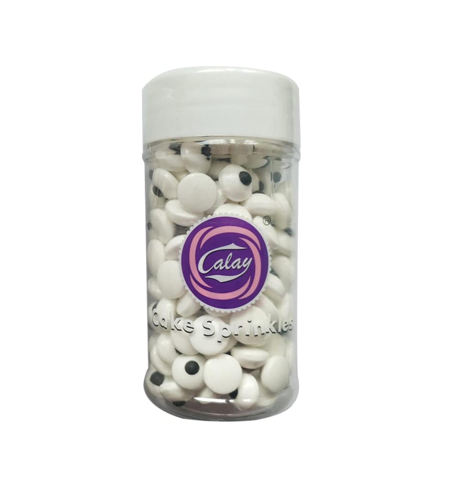 Candy Eyes Eyeballs - Edible Baking Decorations for Cupcakes, Cakes, Cookies - Halloween, Christmas, Easter - 1 Bottle - Buy Online on SooperMarket.com