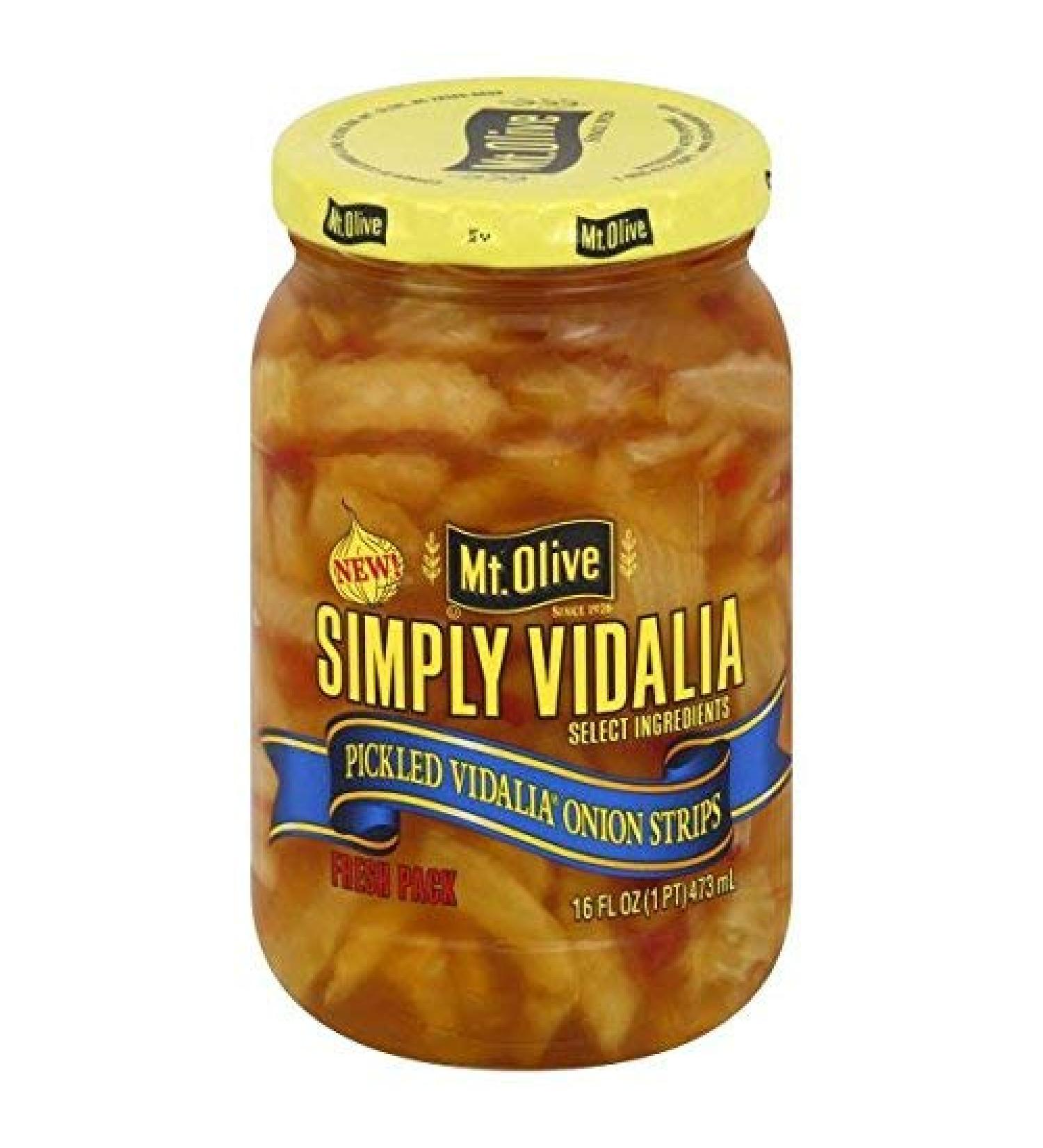 Mt. Olive Simply Vidalia Pickled Onion Strips 16 oz. ( 2 PACK )