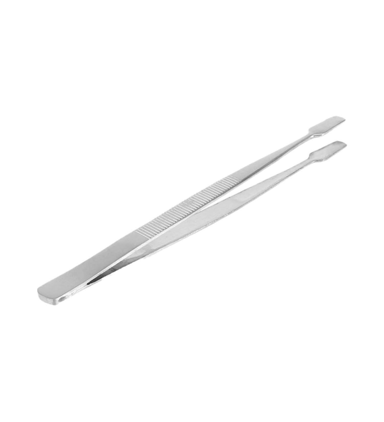 OSALADI Tweezers Stamp Tweezer Stainless Steel Tweezer Stamp Picking Tweezer Beauty Tools Lash Tweezer Pliers Tool Nipper Grafting Lash Supplies Tweezer for Stamp Portable Seal Collector 11CM Silver - Buy Online on SooperMarket.com