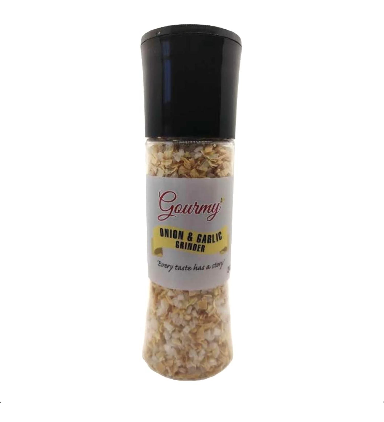 Gourmet Onion & Garlic 245g Grinder - Set of 2 | Large White Grinders - Buy Online on SooperMarket.com