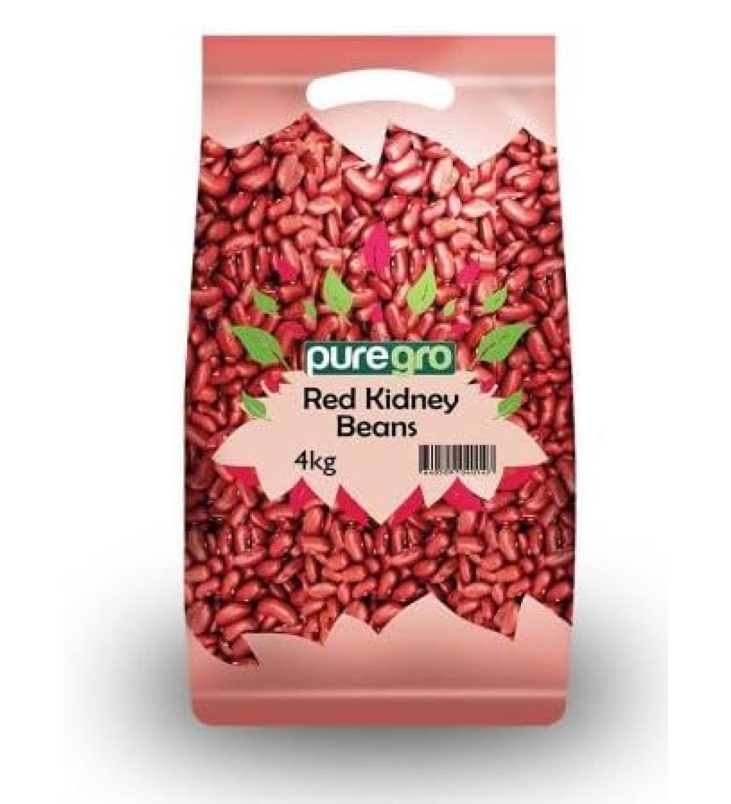 Puregro Red Kidney Beans 4kg - Buy Online on SooperMarket.com