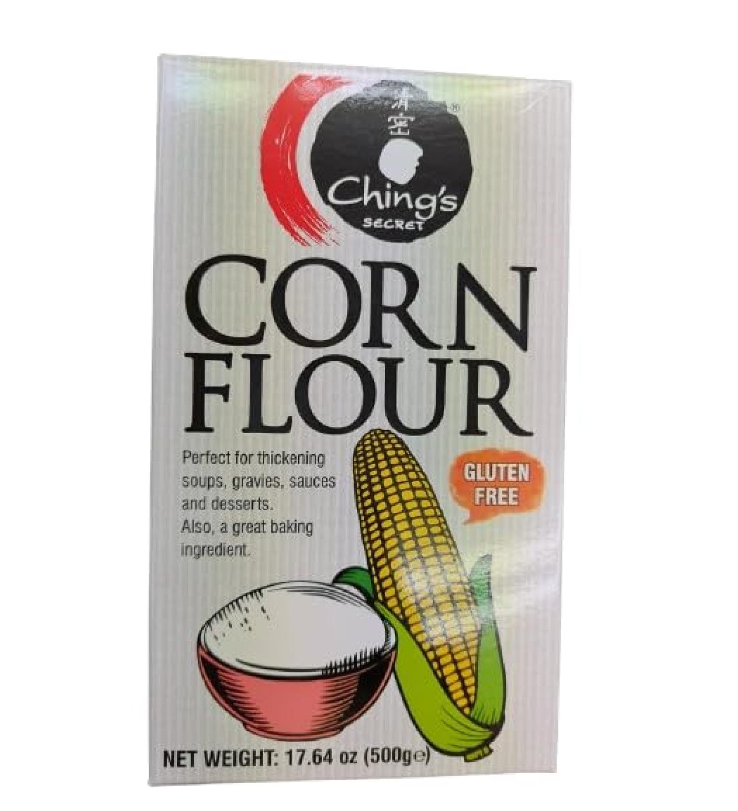SEELANS CHINGS CORN FLOUR 500G | CORN FLOUR | PERFECT FOR THICKING SOUPS | MAKING DESSERTS | SAUCES | HEALTHY | GLUTEN FREE | INDIAN ORIGIN# - Buy Online on SooperMarket.com