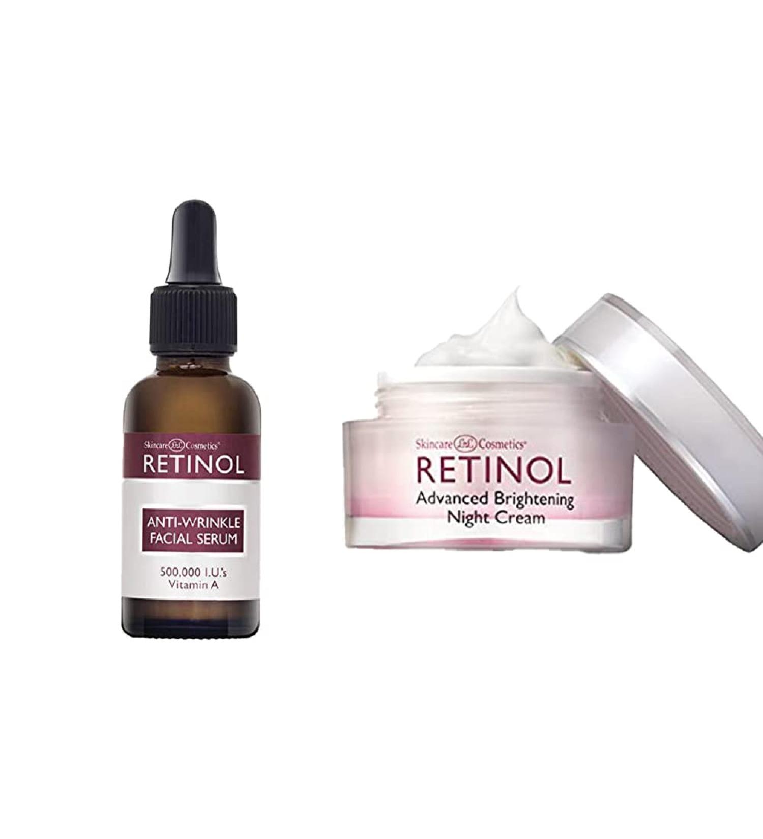 Retinol Anti-Wrinkle Facial Serum by LdeL Cosmetics - 1 fl oz (30 ml) | Advanced Skincare Solution - Buy Online on SooperMarket.com