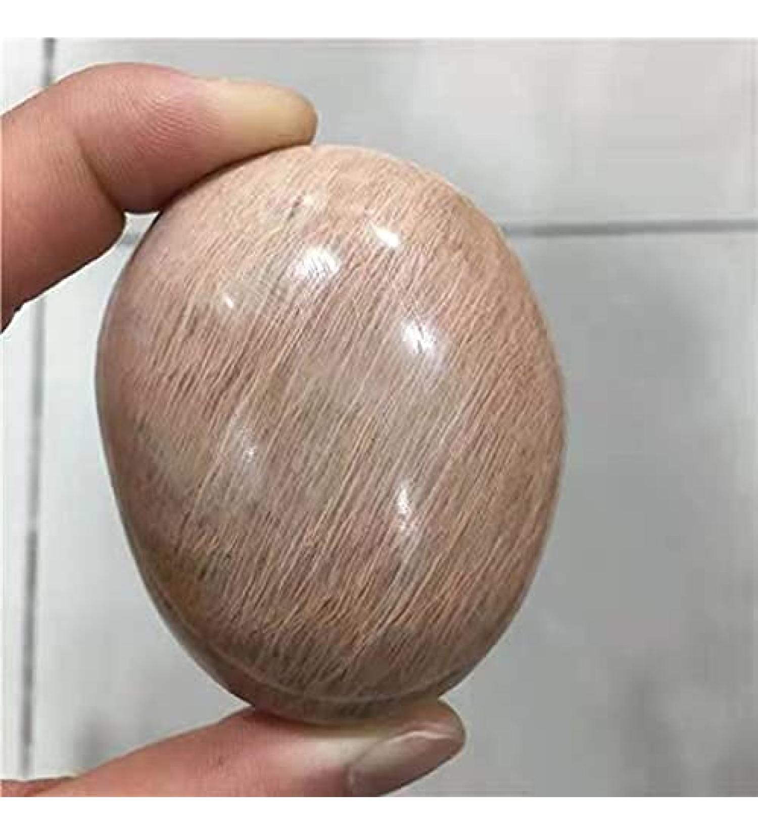 1pc Natural Bulk Crystal Gemstone Orange Moonstone Palm Stones for Home Decoration - Buy Online on SooperMarket.com