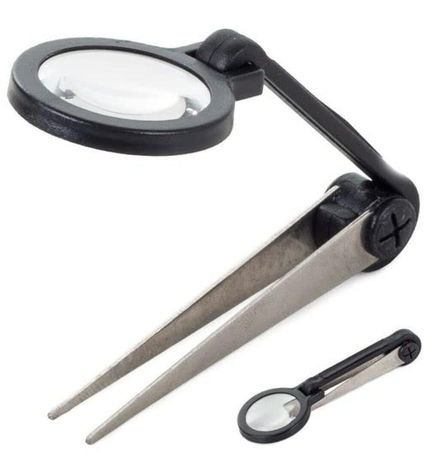 LUPEX Magnifying Glass Tweezers - Precision Pointed Pliers for Detailed Work | International Shipping Available - Buy Online on SooperMarket.com