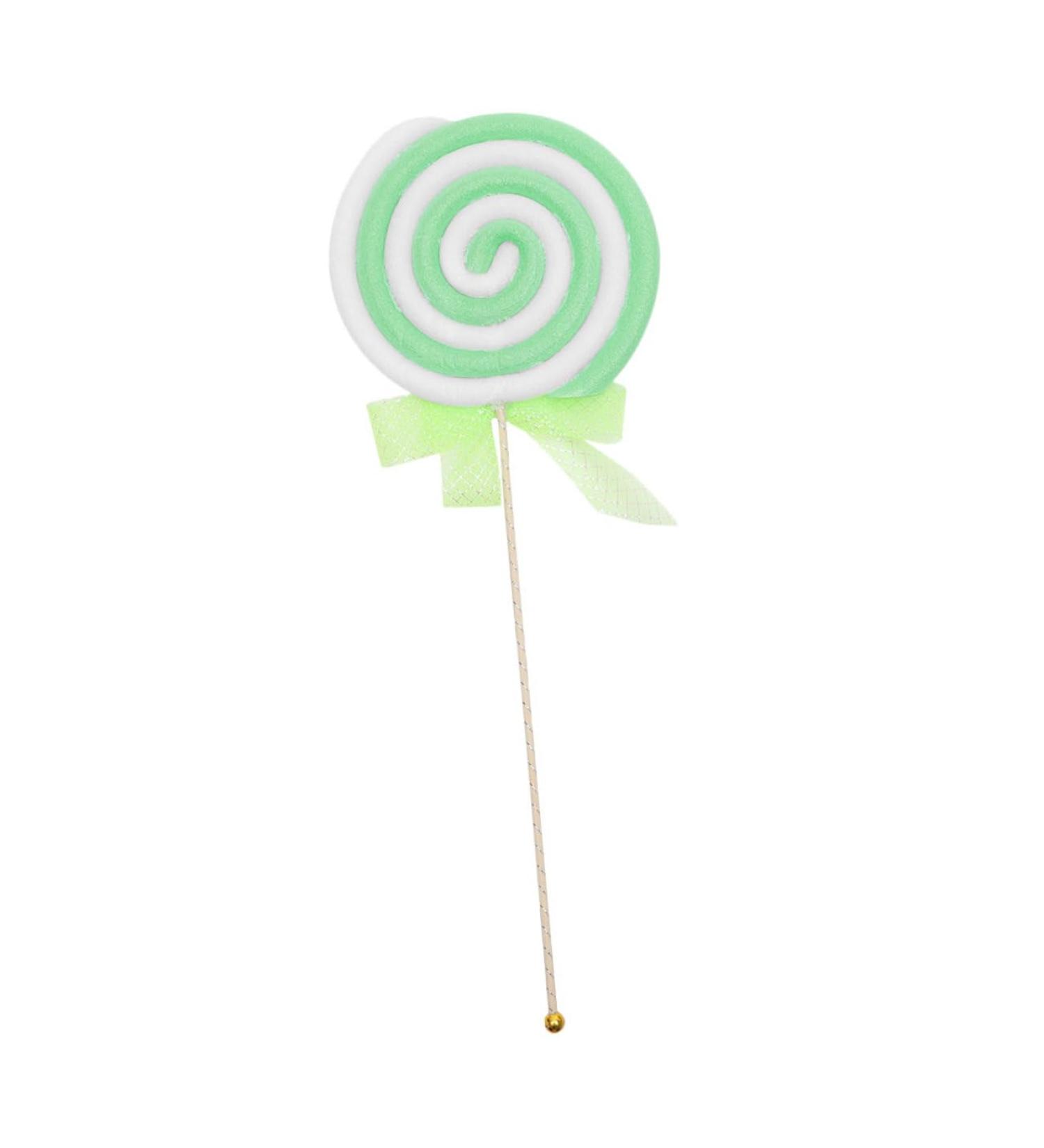 OFFSCH Lollipop Props Xmas Party Prop Decorative Lollipop Model Scene Decorative Props Christmas Decor Candy Prop Hawaiian Christmas Ornaments Wedding Photo Props Small Fake Food Foam Green 60.00X22.00X2.00CM - Buy Online on SooperMarket.com