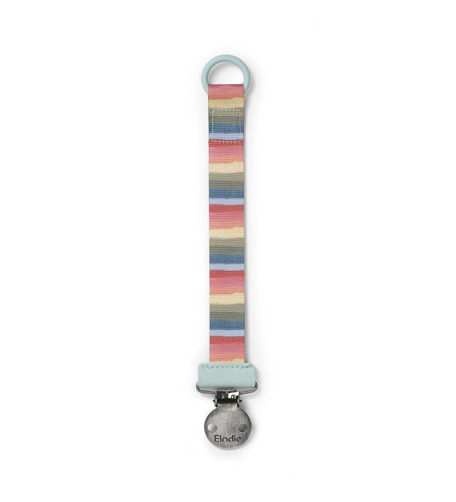 Elodie Details Pacifier Holder Rainbow Trails Pacifier Clip multicoloured
