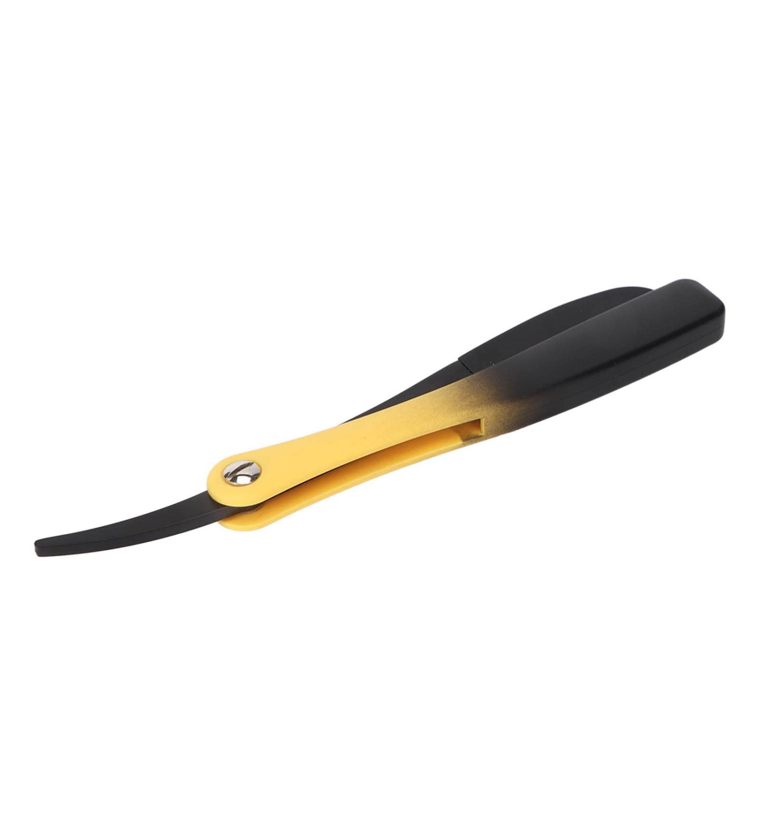 Professional Straight Edge Barber Razor - Premium Folding Manual Razor for Men - Black Bartschneider - Buy Online on SooperMarket.com