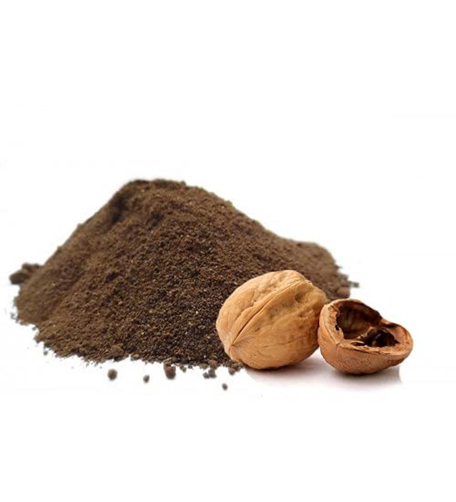 100g Walnut Bowl in Natural Powder - Excellent Quality - Resealable Kraft Bag - 100g - Buy Online on SooperMarket.com
