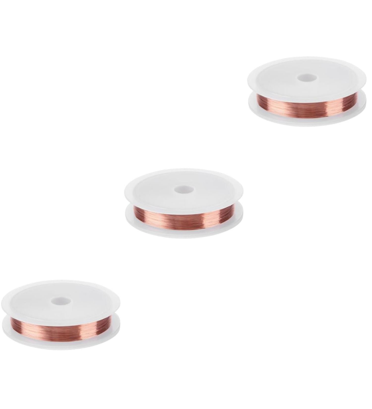 MAGICLULU 3pcs Copper Wire for Accessories Nail Art Wire Jewelry Beading Wire Nail Art Decoration Line Nail Accessories Beading Wire for Jewelry Diy Jewelry Wire Gold Thread - Buy Online on SooperMarket.com