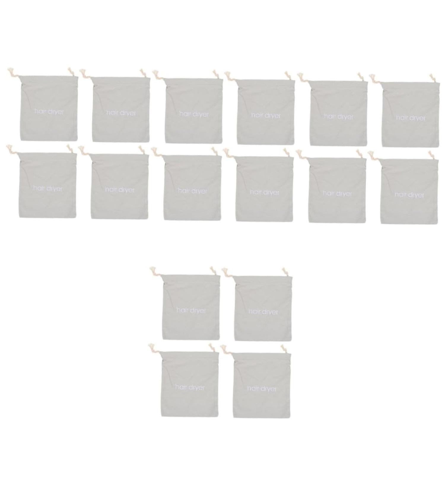 Beavorty 16 Pcs Hair Dryer Storage Bag Travel Toiletry Bag Hanging Storage Bag Drawstring Storage Bags - Buy Online on SooperMarket.com