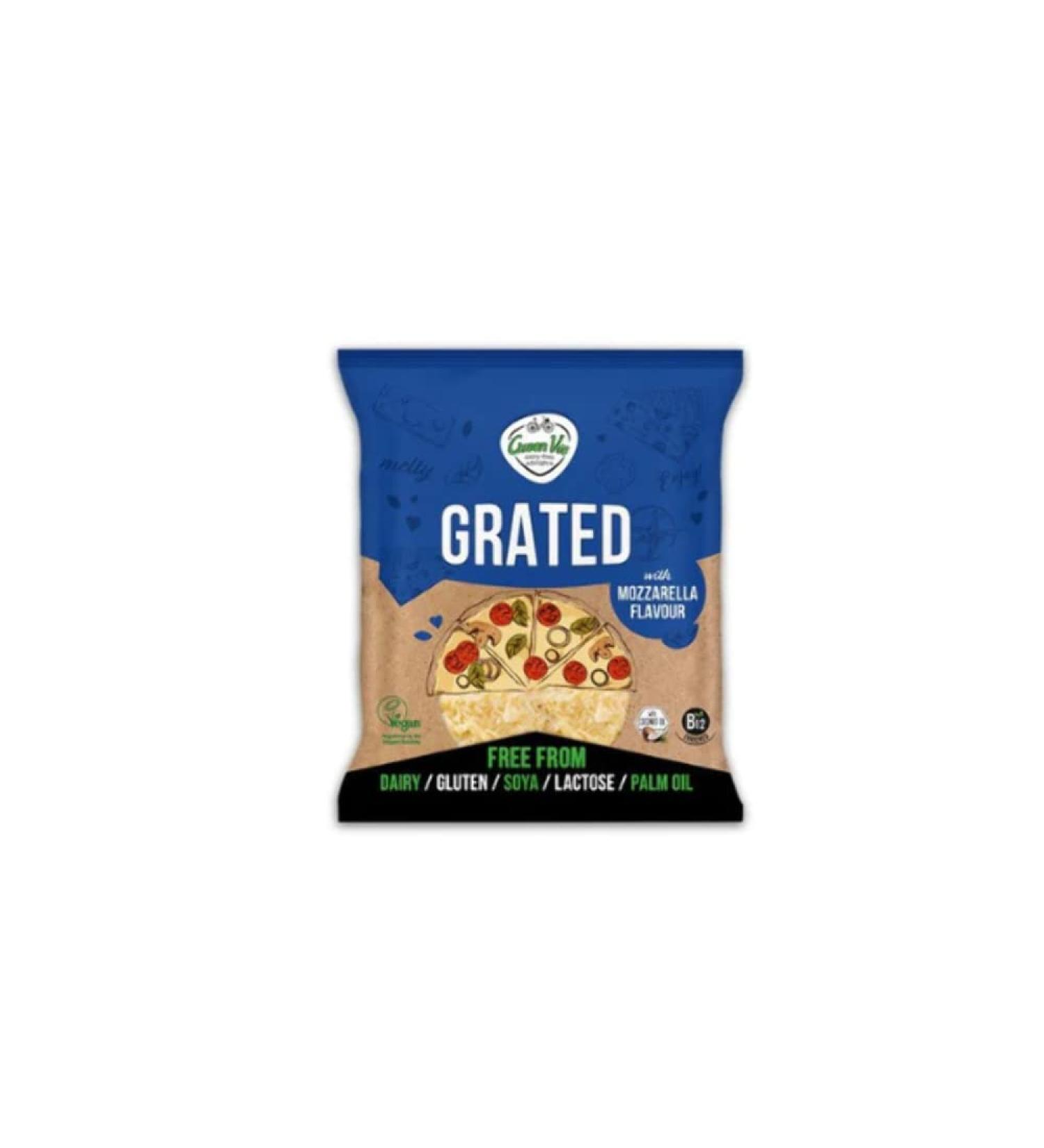 GreenVie Vegan Mozzarella Flavor 150g - Delicious Dairy-Free Cheese for International Shipping - Buy Online on SooperMarket.com