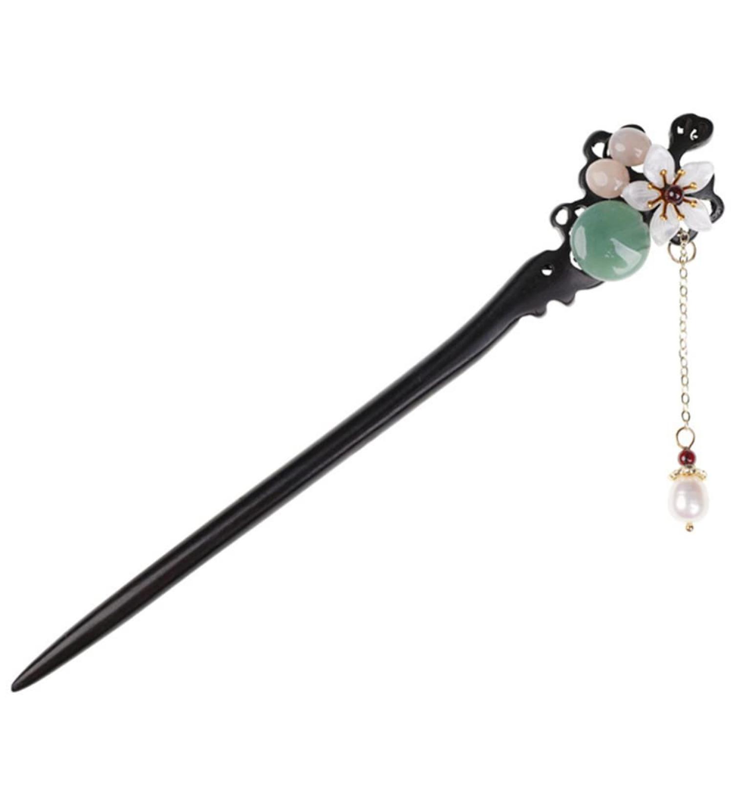 minkissy Hairpin Tassel Hair Stick Hat with Hair Attached for Women Bride Hair Stick Chinese Hair Sticks Hair Chopsticks for Women Buns Hair Fork Accessories Miss Modeling - Buy Online on SooperMarket.com