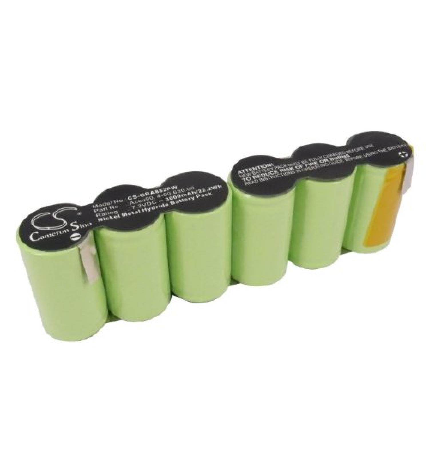 7.2V High-Performance Replacement Battery for 8804 8820 Rasenschere Gartenschere | Accu90 4-00.630.00 | 3000mAh | Fast International Shipping - Buy Online on SooperMarket.com