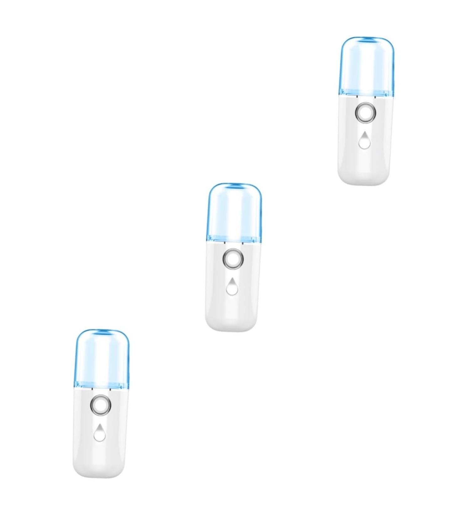 FOYTOKI 3pcs Nano Water Replenishing Instrument Facial Mister Cool Mist Handheld Steamer White Plastic - Buy Online on SooperMarket.com