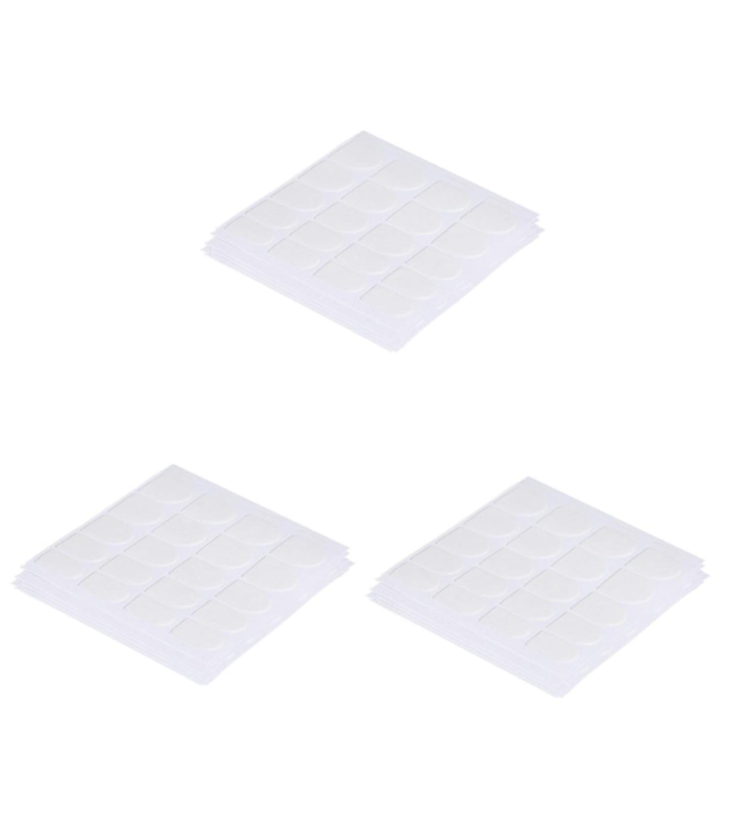 FRCOLOR 150 Sheets Nail Jelly Glue Stickers Fake Nail Stickers Nail Glue Stickers Nail Glue Tabs Stickers for Nails Nail Art False Nail Adhesive Stickers Removable White Nail Piece Whitex3pcs 6.2X6.2cmx3pcs - Buy Online on SooperMarket.com