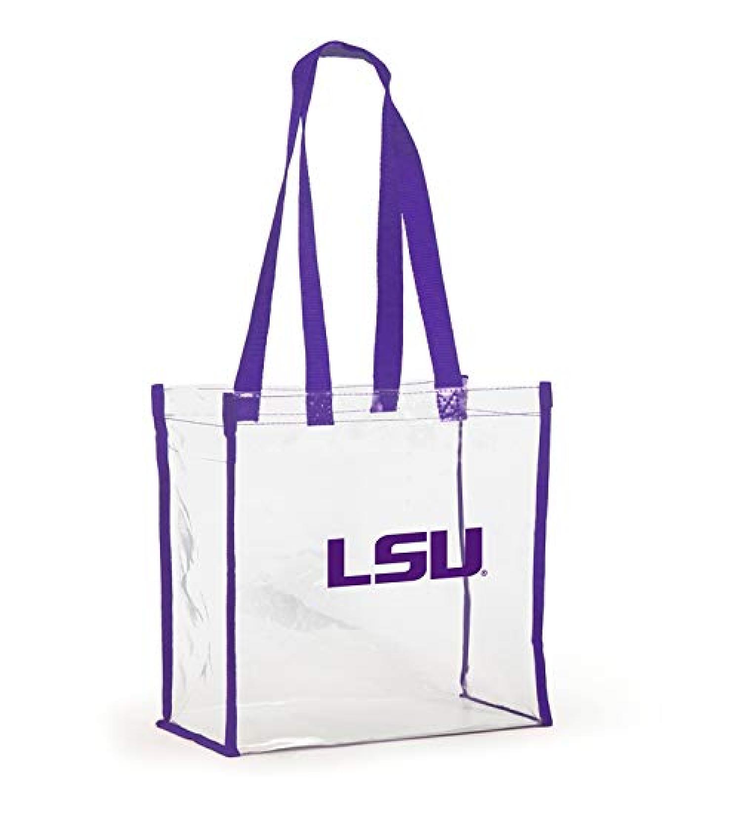 LSU Tigers Clear Game Day Stadium Tote