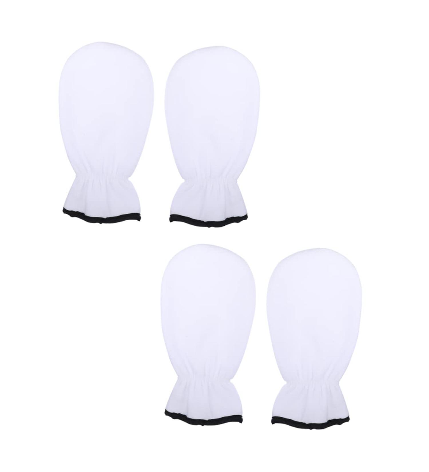 minkissy 2 Pairs Maintenance Care Gloves Paraffin Gloves Paraffin Heated Hand Spa Mittens Cloth Hand Moisturizer Gloves Spa Paraffin Wax Cover White Care Bag Miss Flannel Hand Use - Buy Online on SooperMarket.com