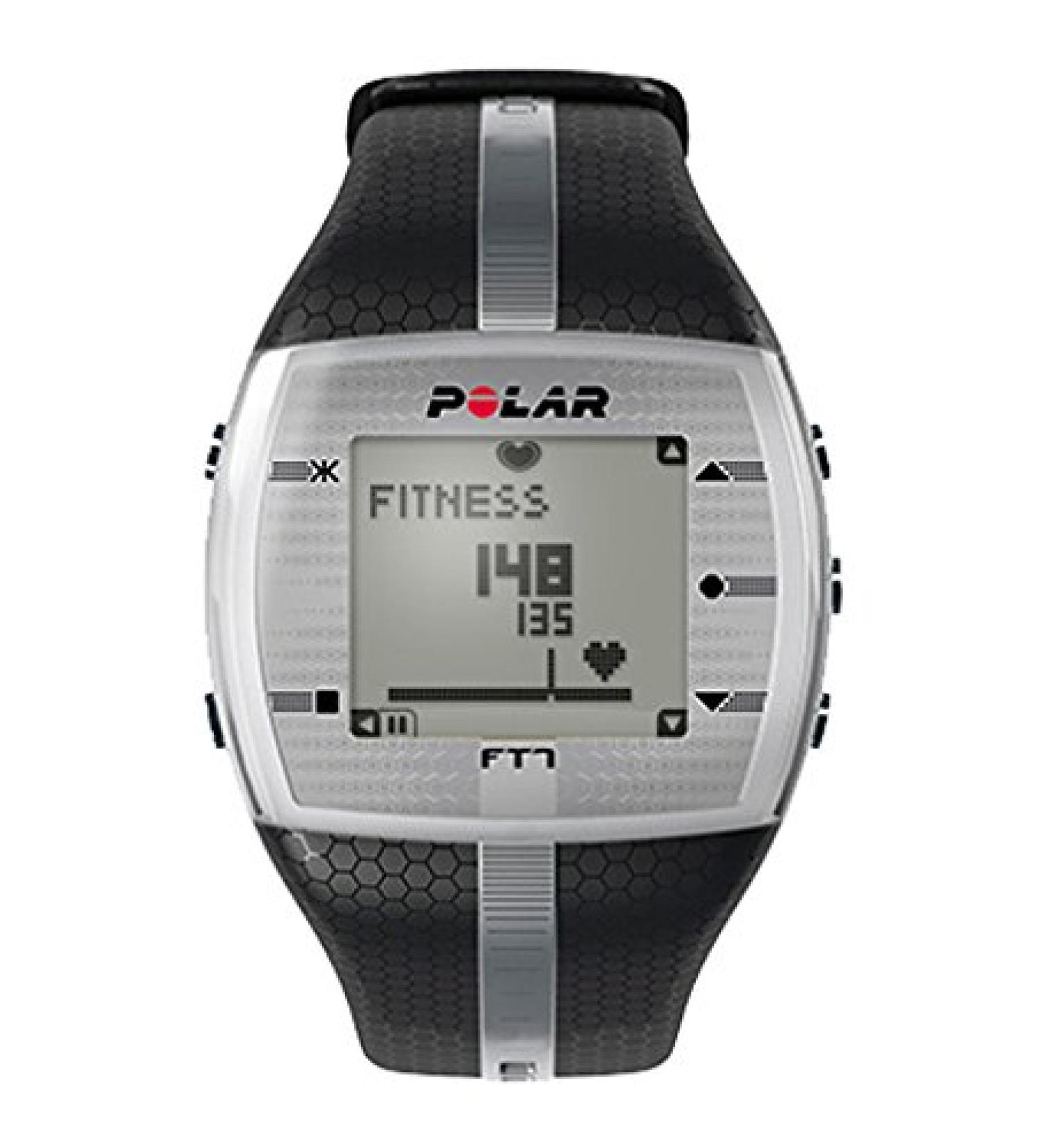 Power Systems Polar FT7 Heart Rate Monitor, Exercise Training Watch, Black/Silver (92018)