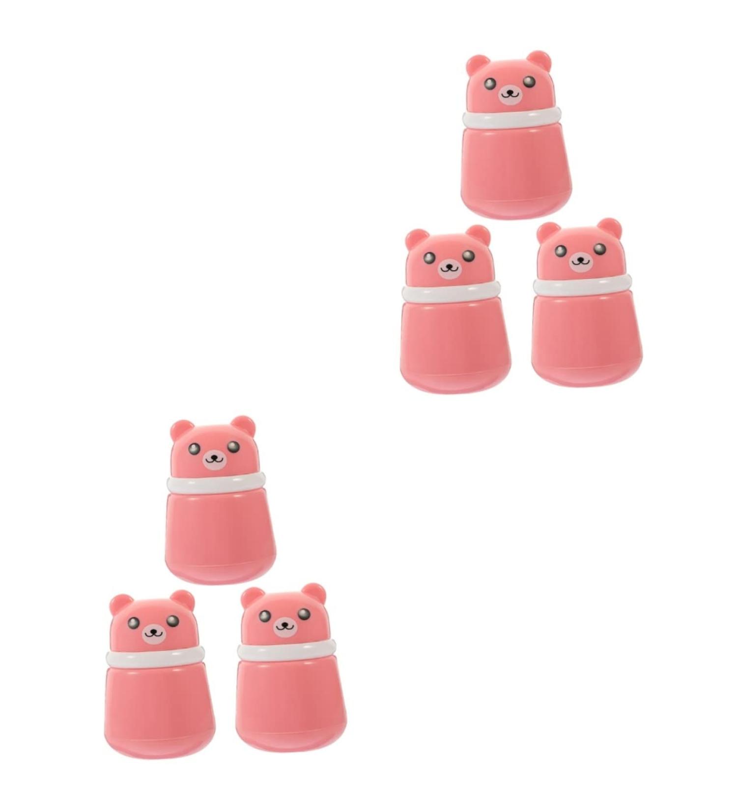 6 Pcs Healeved Baby Powder Puffs in Cute Dispenser Box - Travel Size Talcum Powder for Newborns - Pink, 10X7CM (2pcs) - Buy Online on SooperMarket.com