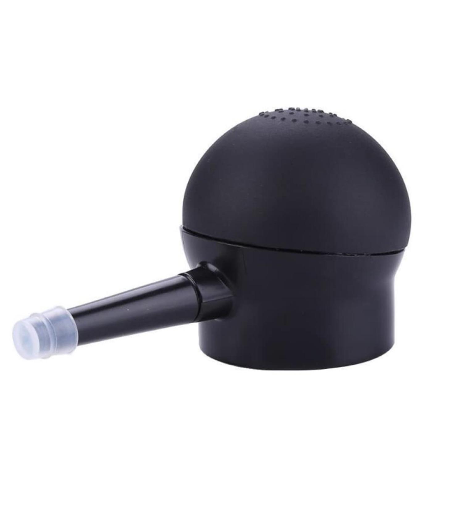 FOYTOKI 1pc Silicone Nozzle Hair Solution Loose Powder Spray Fiber Tools Hair Dye Tools Black - Buy Online on SooperMarket.com