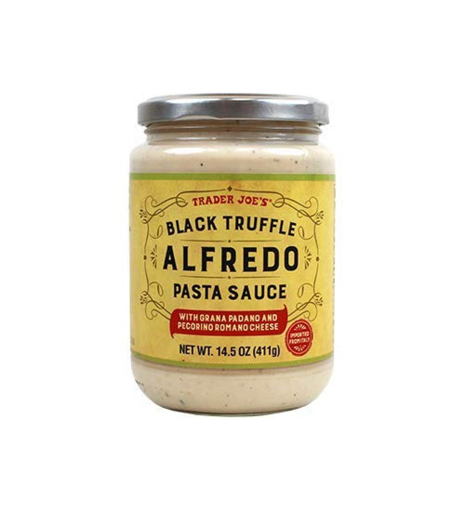 Trader Joe's - Black Truffle Alfredo Sauce NET WT. 14.5 OZ