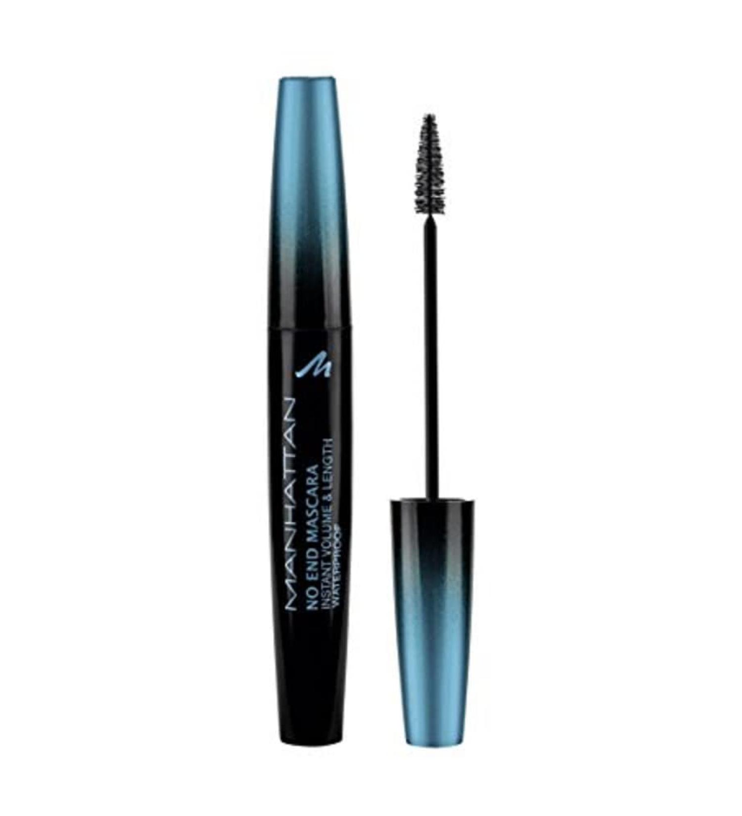 Manhattan no End Waterproof Mascara - Long-Lasting Volume & Color Black 1010N | 8ml International Shipping - Buy Online on SooperMarket.com
