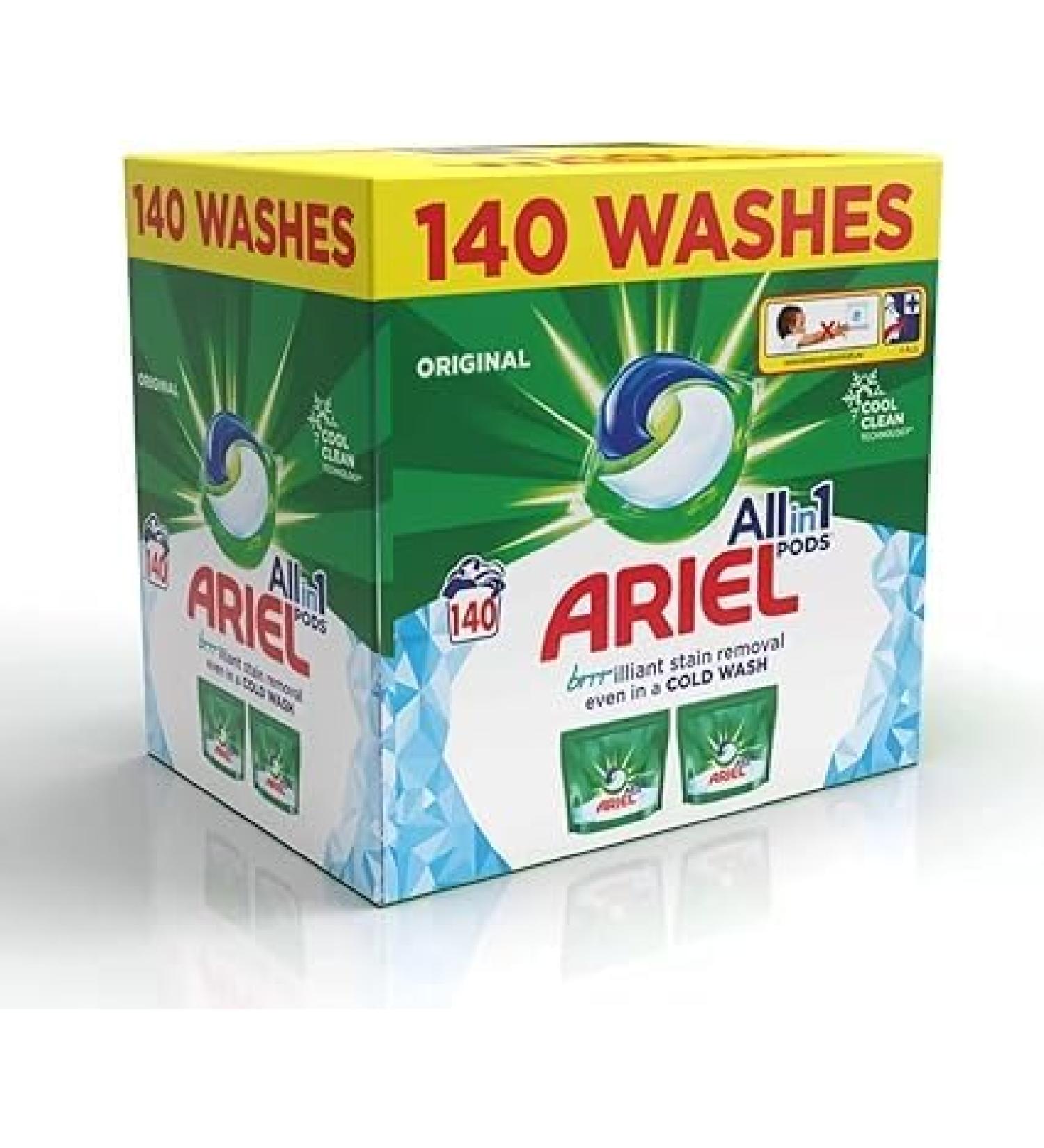 Ariel Pods 140 Wash 3.72kg By Shop4Less - Buy Online on SooperMarket.com