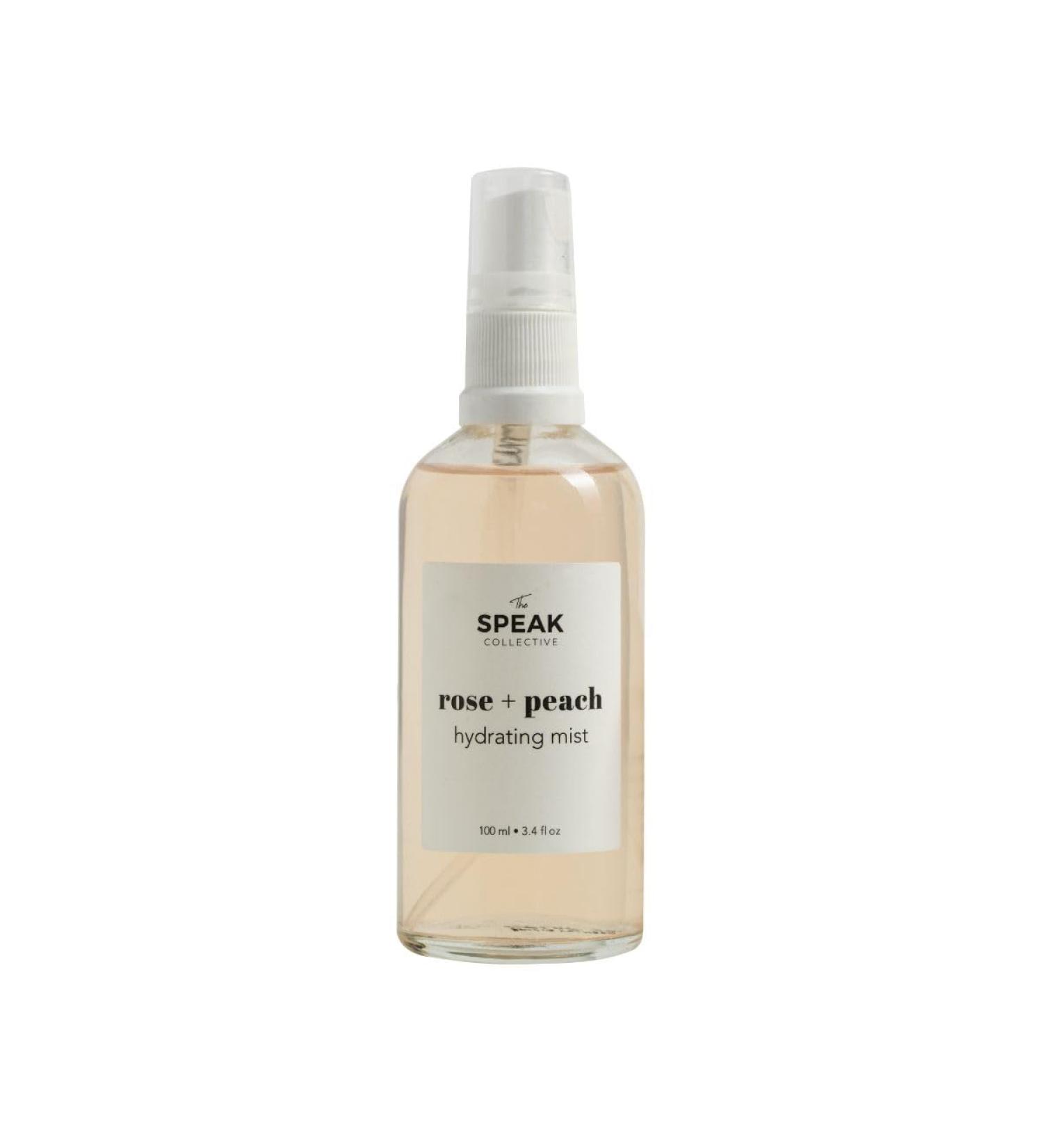 Rose + Peach Hydrating Mist - Natural Moisturizer for Sensitive Skin | 100ml | Hydrate Soften & Calm - Buy Online on SooperMarket.com
