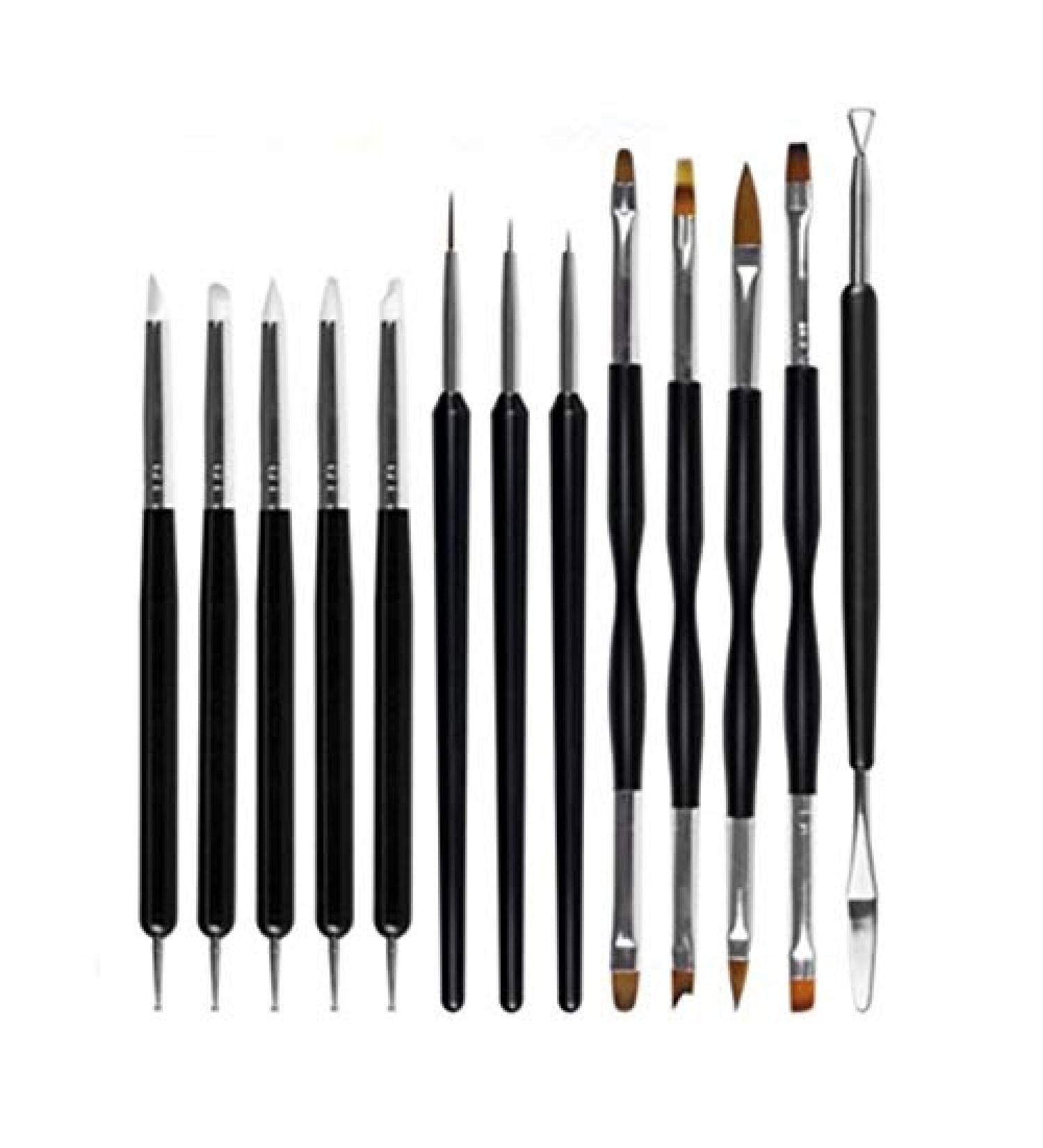 yilin 13X/Set Gel Nail Painting Flower Drawing Pens Multifunctional Double- Nail Pen - Buy Online on SooperMarket.com