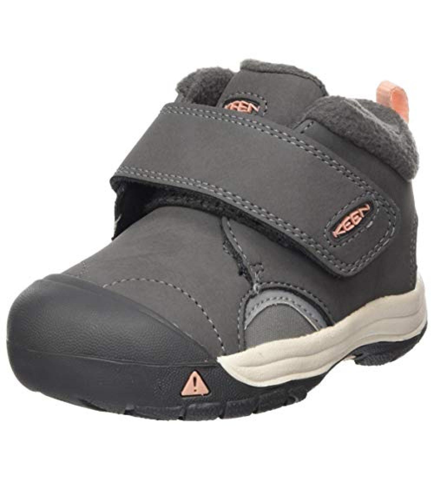 KEEN Kootenay III Mid Waterproof Snow Boot Toddler 4T Steel Grey/Dusty Pink - Buy Online on SooperMarket.com