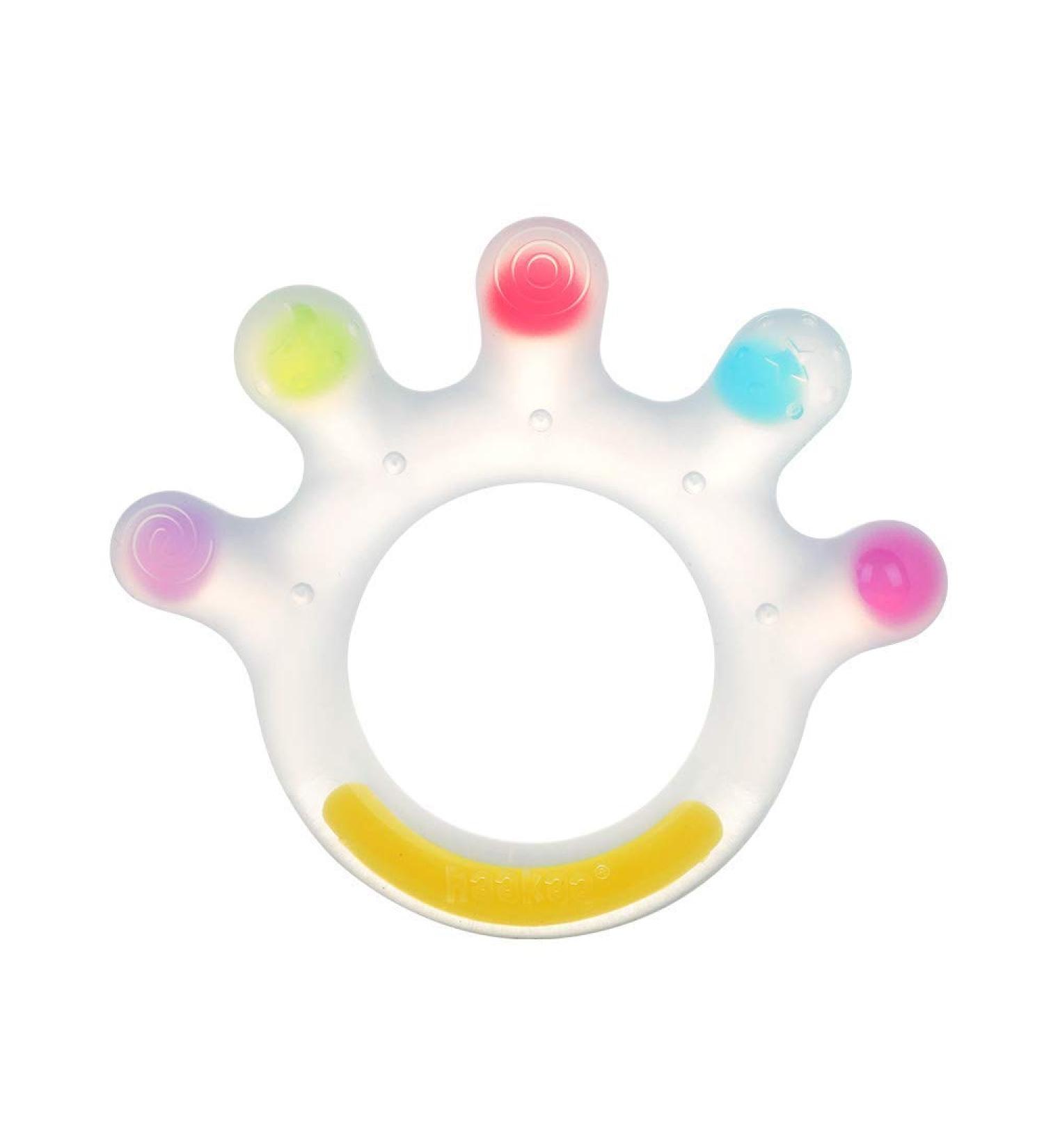 Haakaa Large Palm Trees Baby Biting Toys - Silicone Bite Rings for 0-12 Months - BPA Free Teething Toys - Buy Online on SooperMarket.com