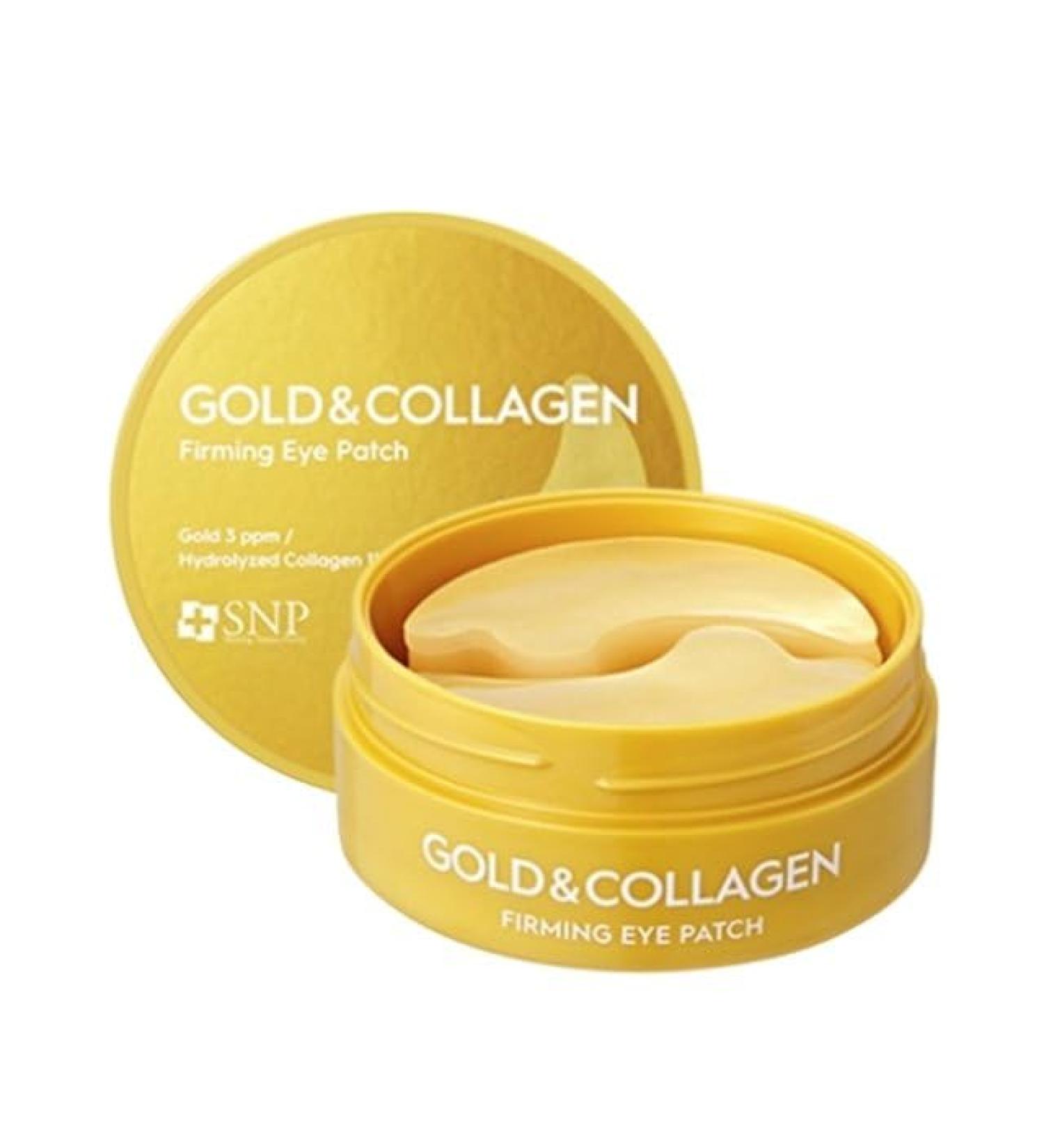 Buy SNP Gold Collagen Eye Patch 60pcs - Korean Beauty Treatment for Bright Eyes | International Shipping Available - Buy Online on SooperMarket.com