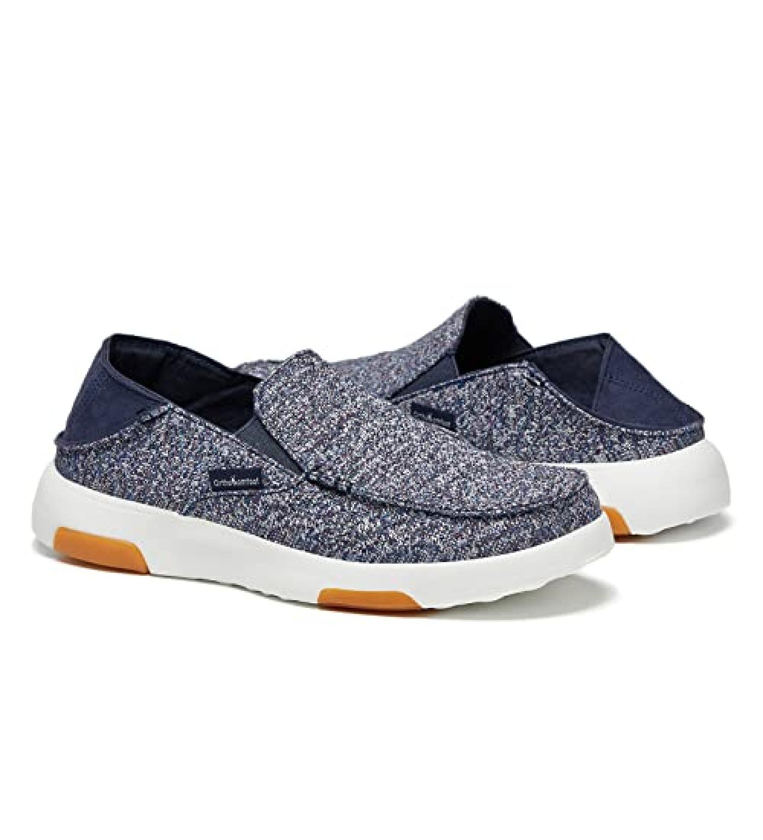 OrthoComfoot Women's Slip On Shoes with Arch Support - Plantar Fasciitis Loafers | Pain Relief Orthopedic Slippers - Light Blue, Size 8.5 W - Buy Online on SooperMarket.com